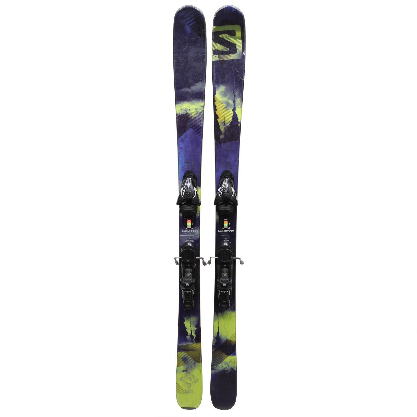RECONDITIONNE - Ski Salomon Q 88 + Fixations 2/4