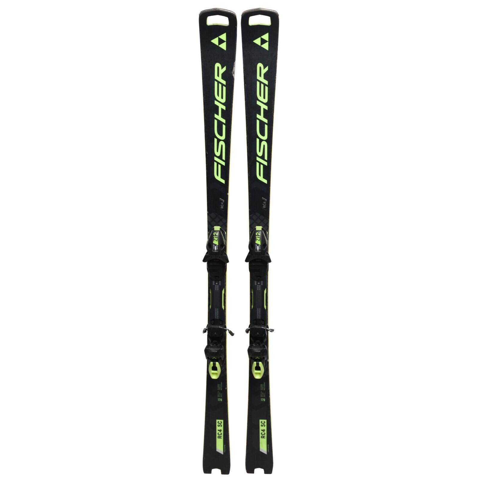 RECONDITIONNE - Ski Fischer Worldcup Rc4 Sc + Fixations 2/4
