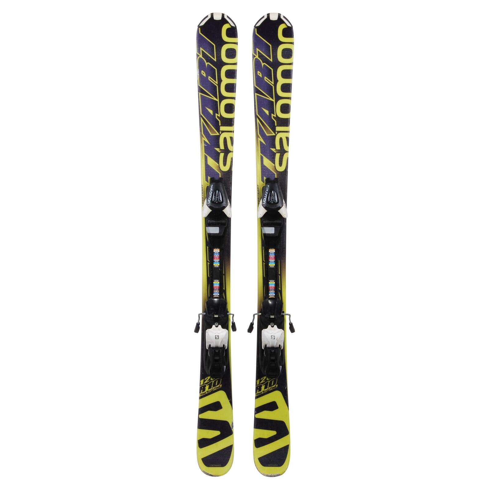 RECONDITIONNE - Mini Ski Salomon Shortkart + Fixations 1/4