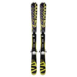RECONDITIONNE - Mini Ski Salomon Shortkart + Fixations - BON