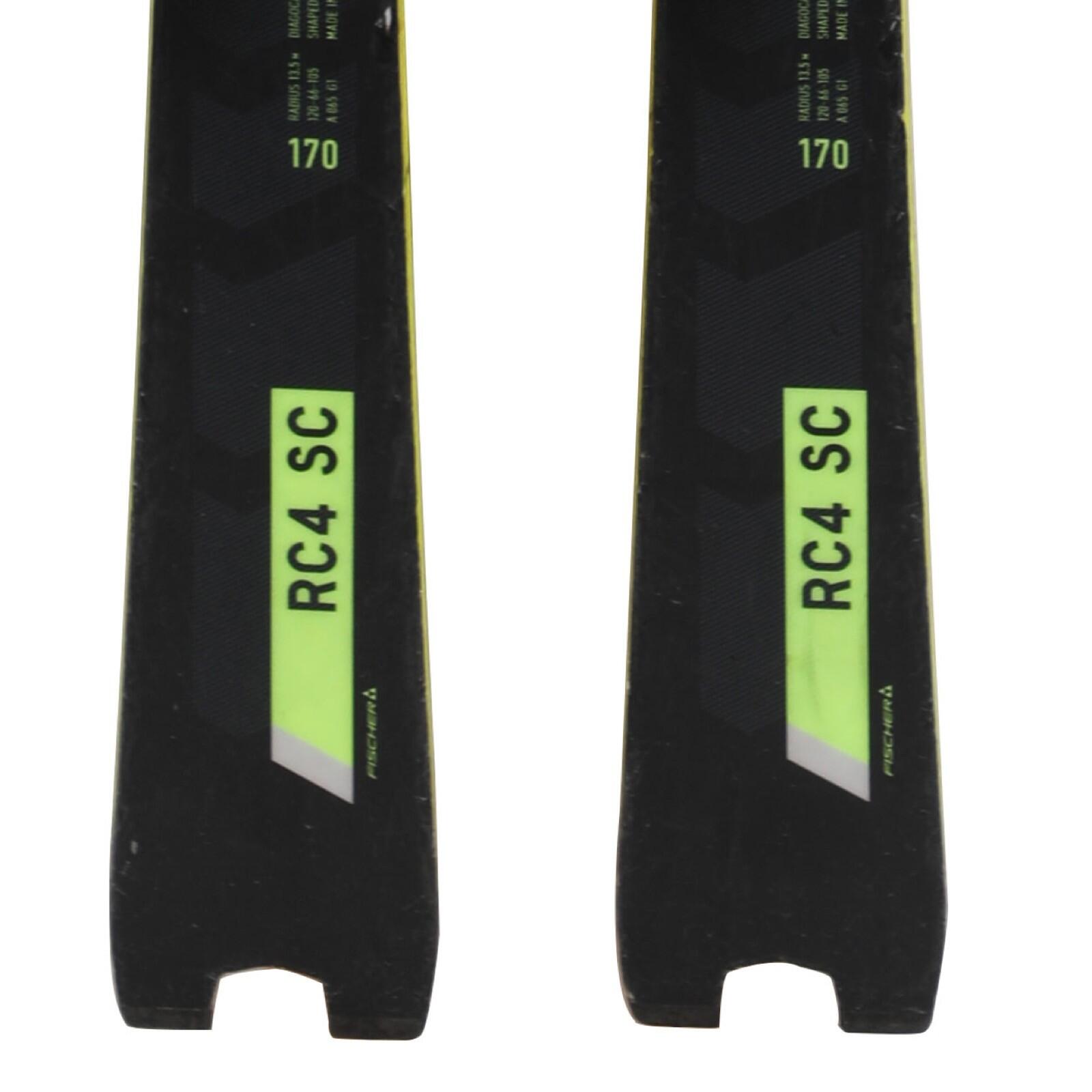 RECONDITIONNE - Ski Fischer Worldcup Rc4 Sc + Fixations 4/4