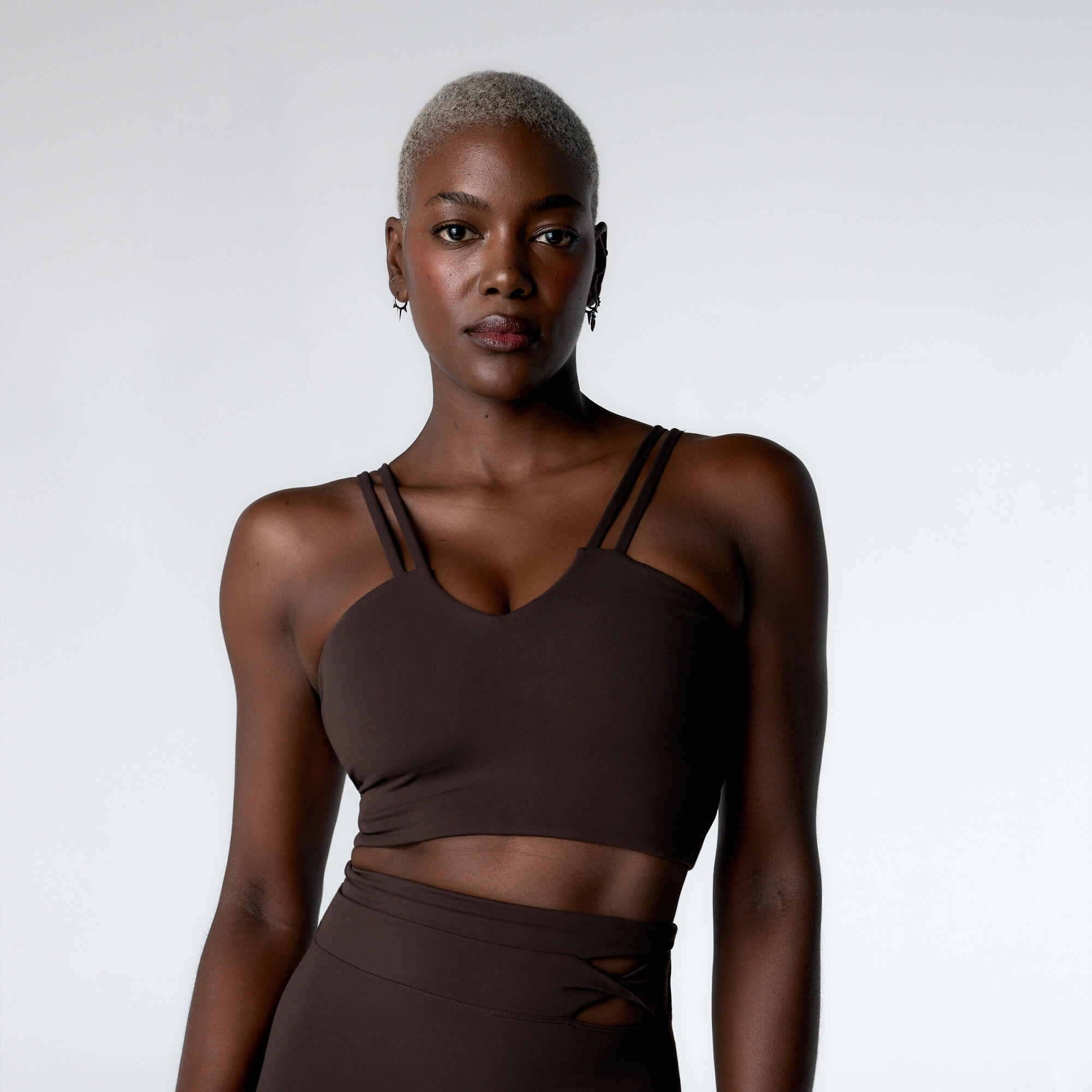 Black Limba - Brassière De Sport Swan Maintien Sous Pour Femmes Black Limba - Brassière - Marron - 42 M/l - Decathlon