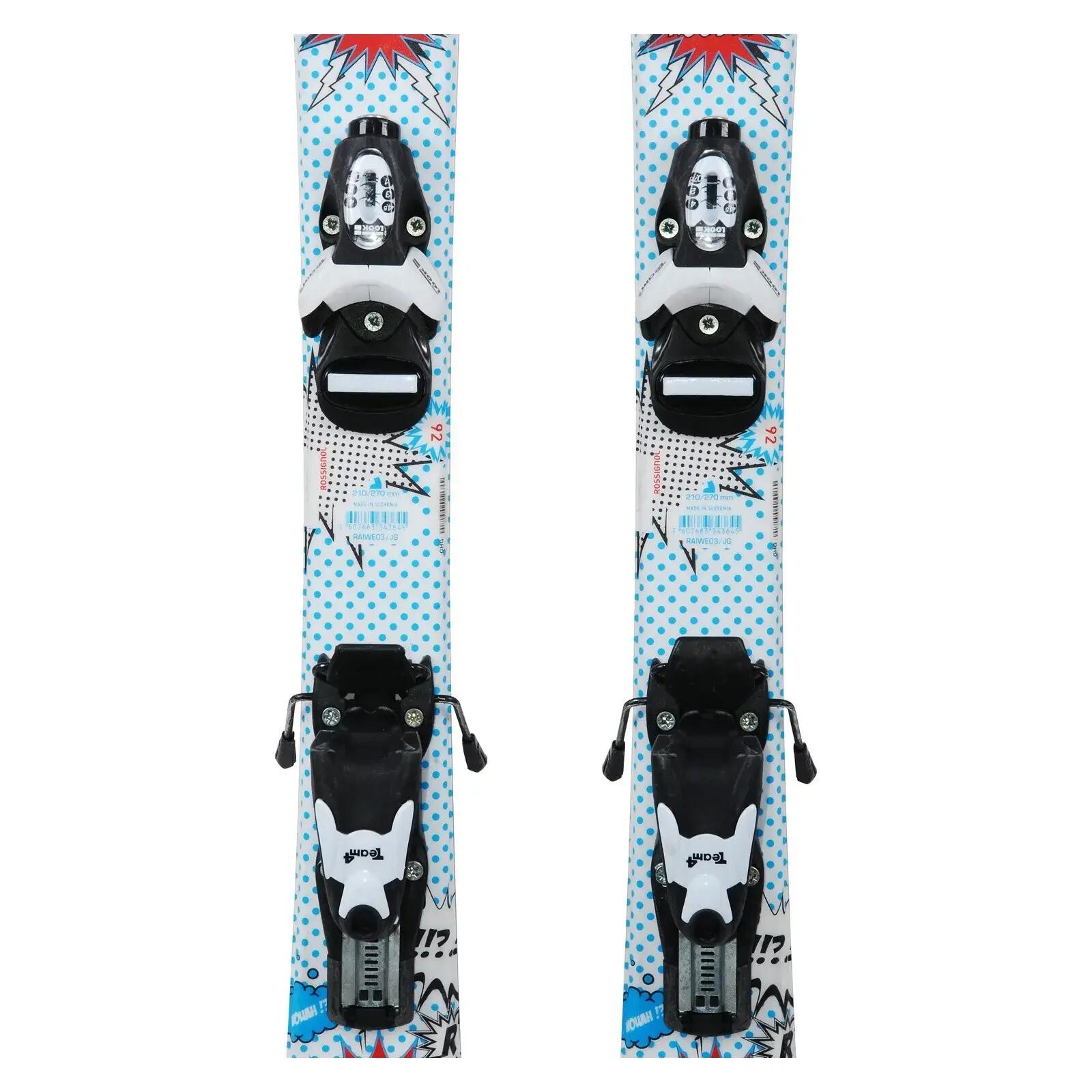 RECONDITIONNE - Ski Junior Rossignol Super Roostie + Fixations 3/4