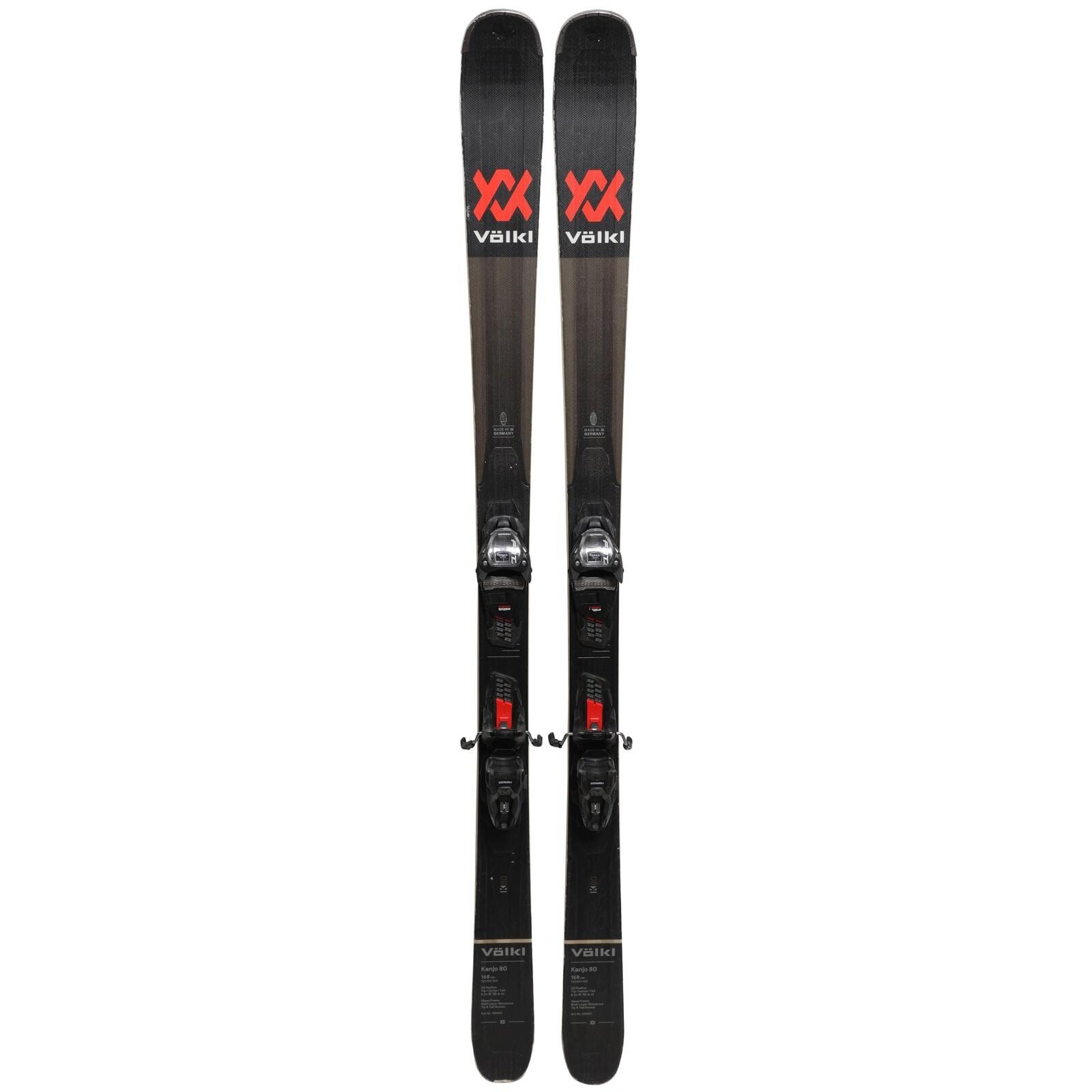 RECONDITIONNE - Ski Volkl Kanjo 80 + Fixations 2/4