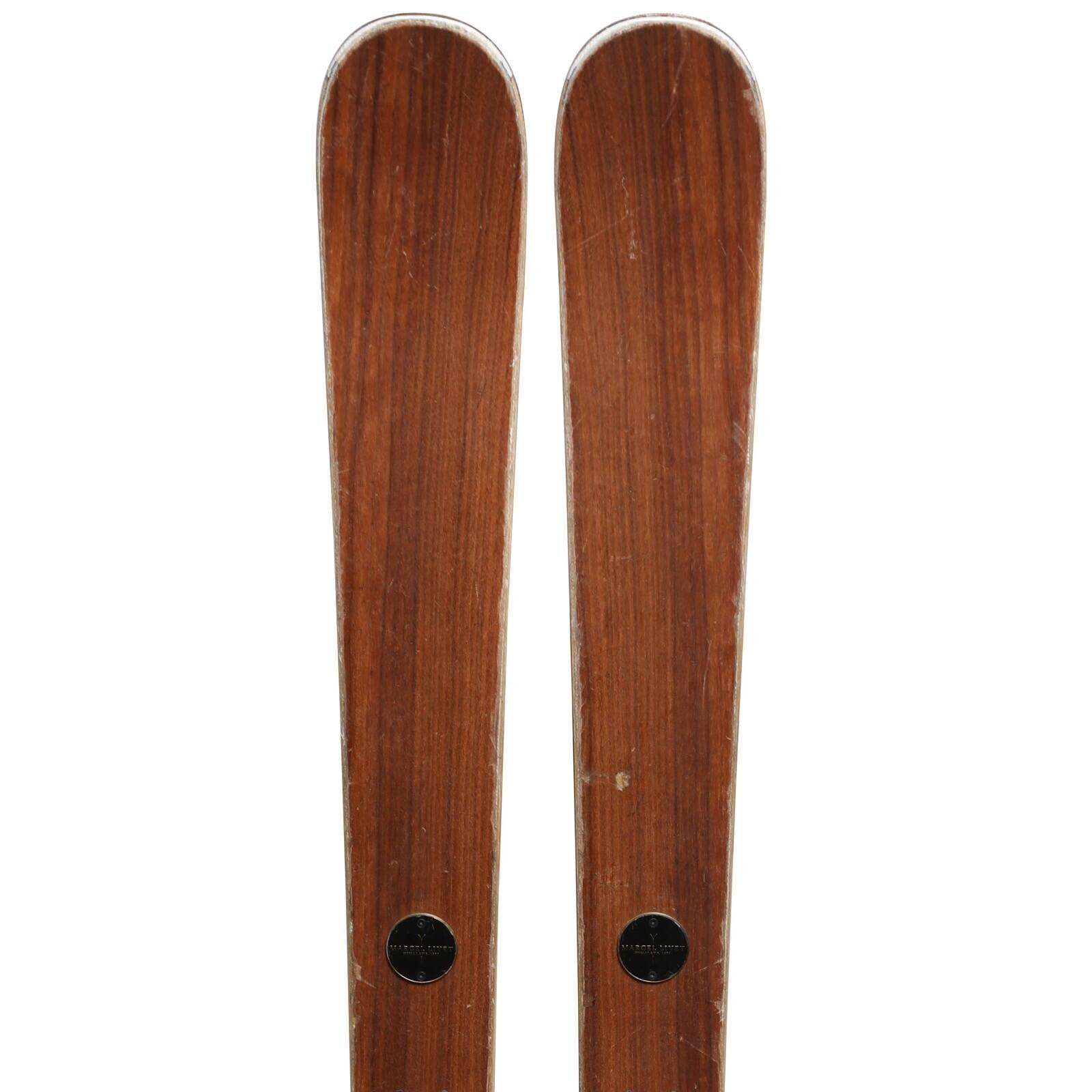 MARCEL LIVET RECONDITIONNE - Ski Marcel Livet Leon Authentique + Fixations