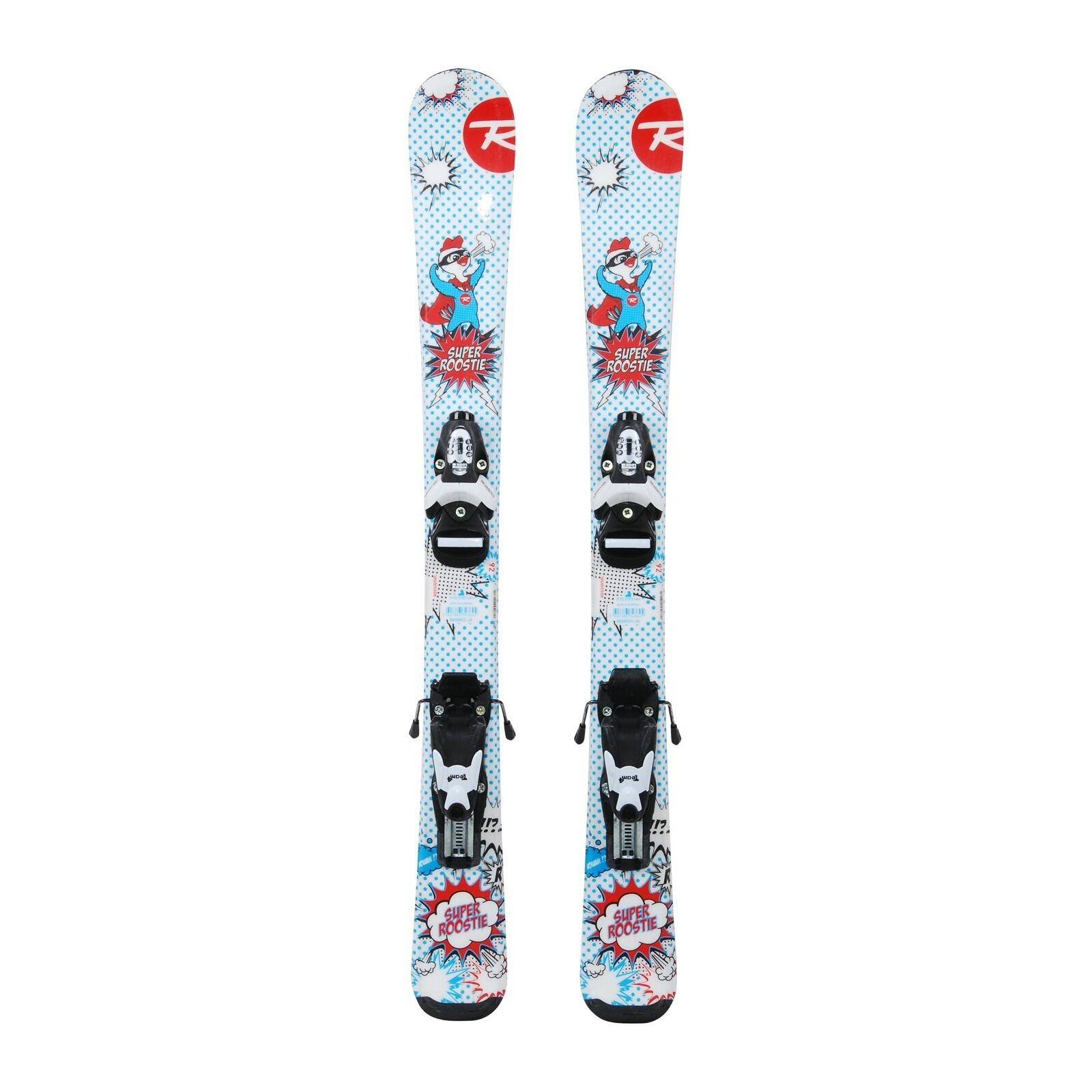 RECONDITIONNE - Ski Junior Rossignol Super Roostie + Fixations 1/4