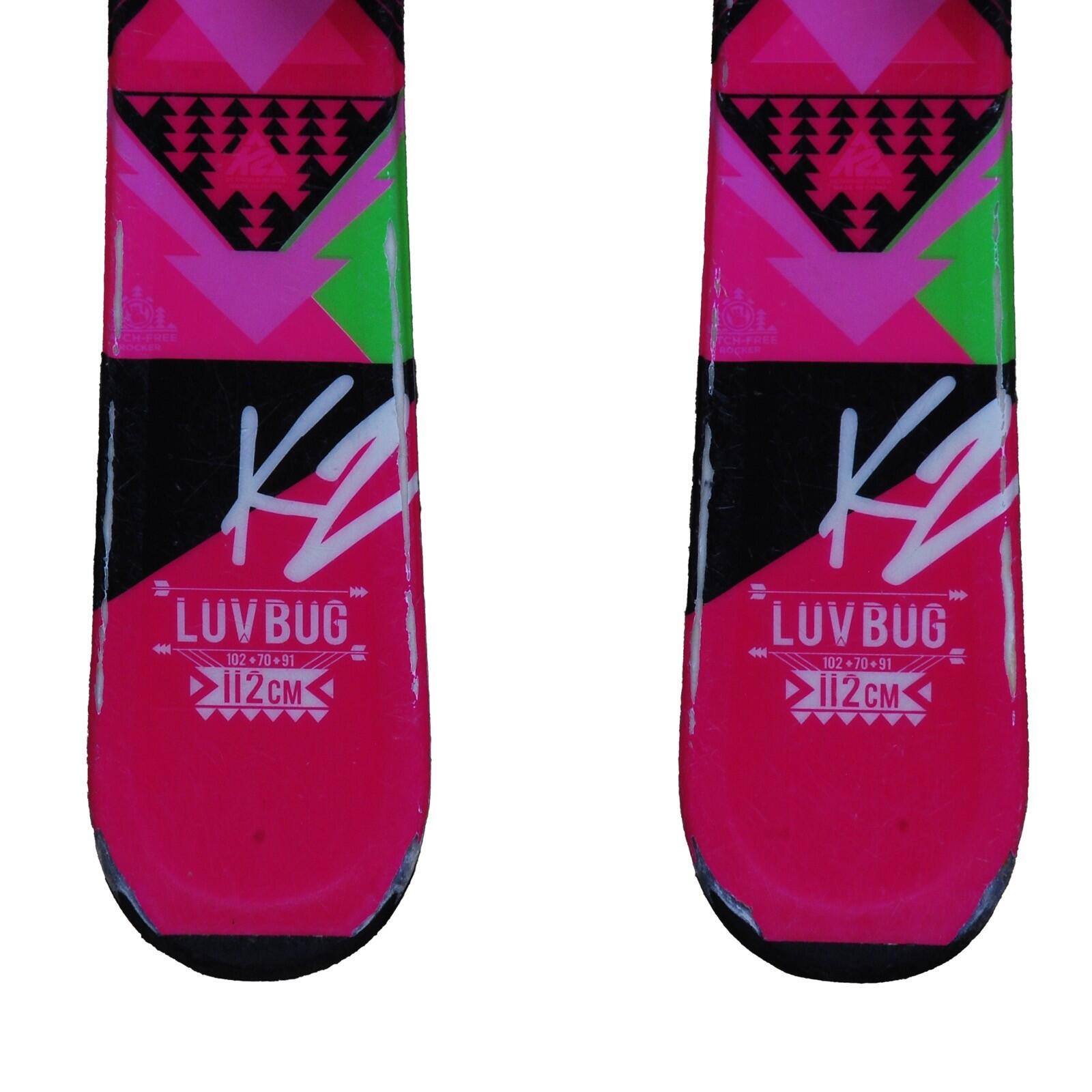 RECONDITIONNE - Ski Junior K2 Luv Bug + Fixations 4/5