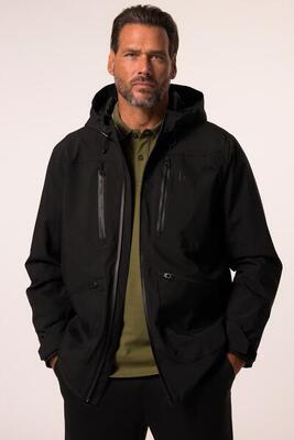 Heren functioneel jack outdoor capuchon colorblocking veel zakken tot 7xl