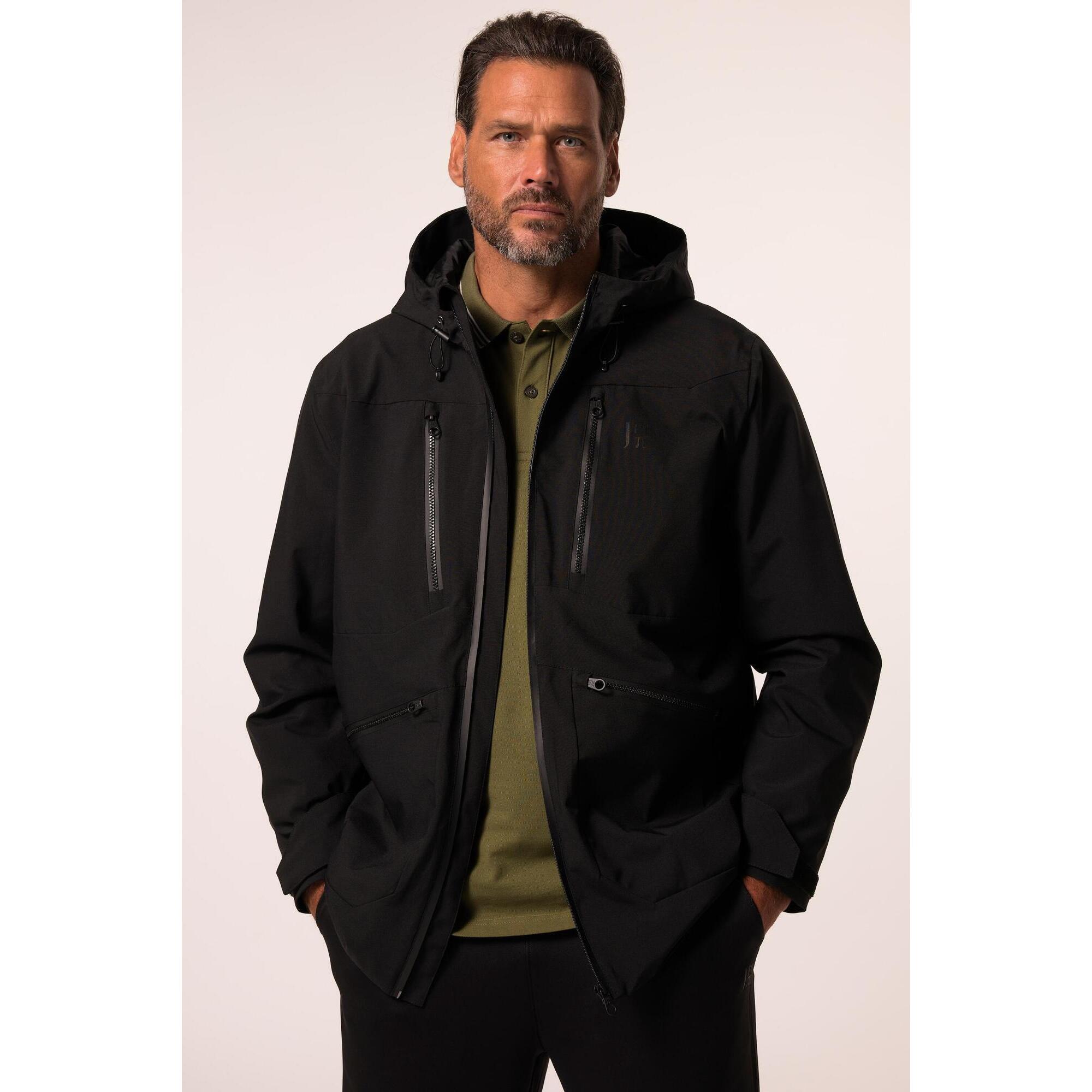 Jay-pi - Hommes Veste Technique « Colour Block » Collection Outdoor - Veste - Noir - Decathlon