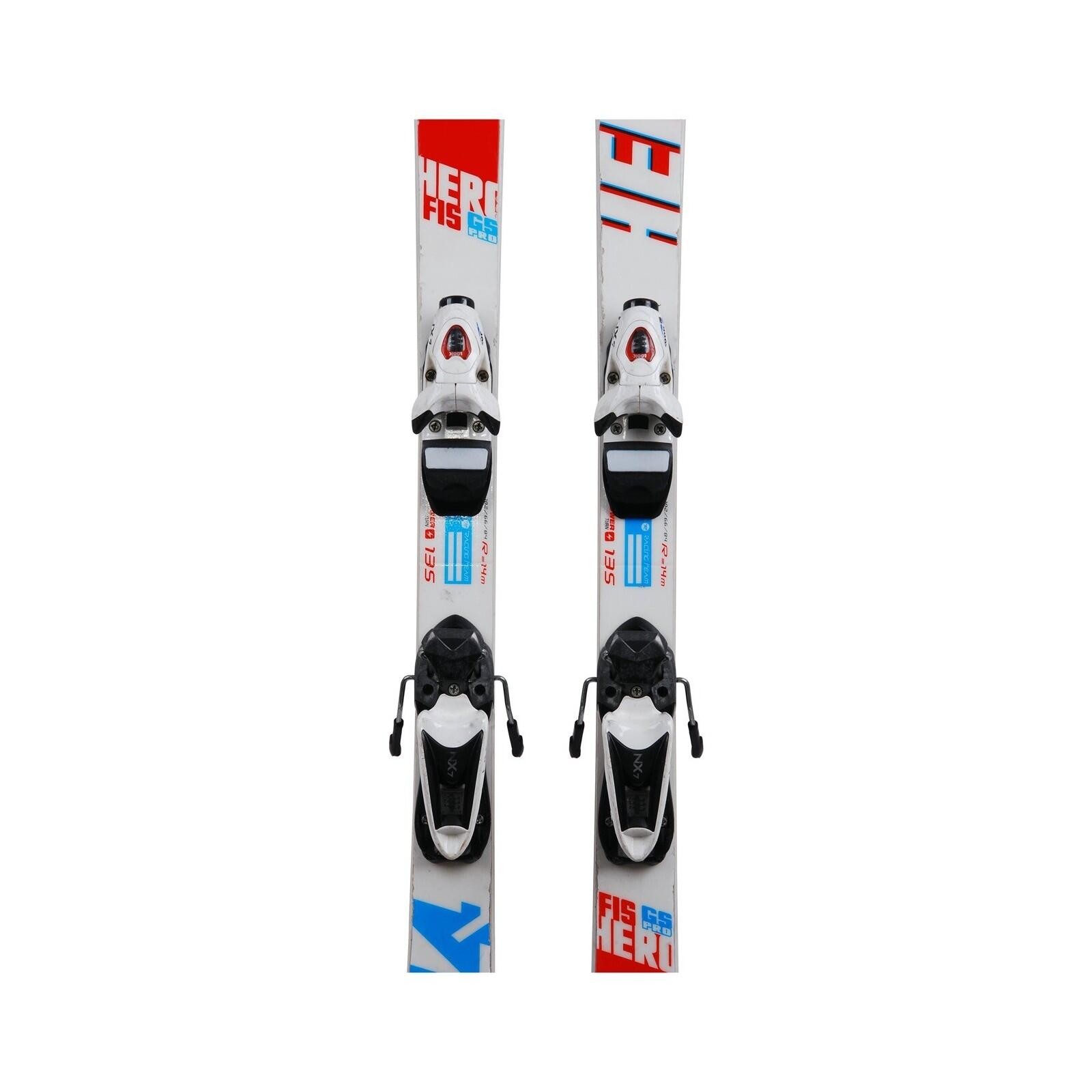 RECONDITIONNE - Ski Junior Rossignol Hero Fis Gs Pro + Fixations 3/5