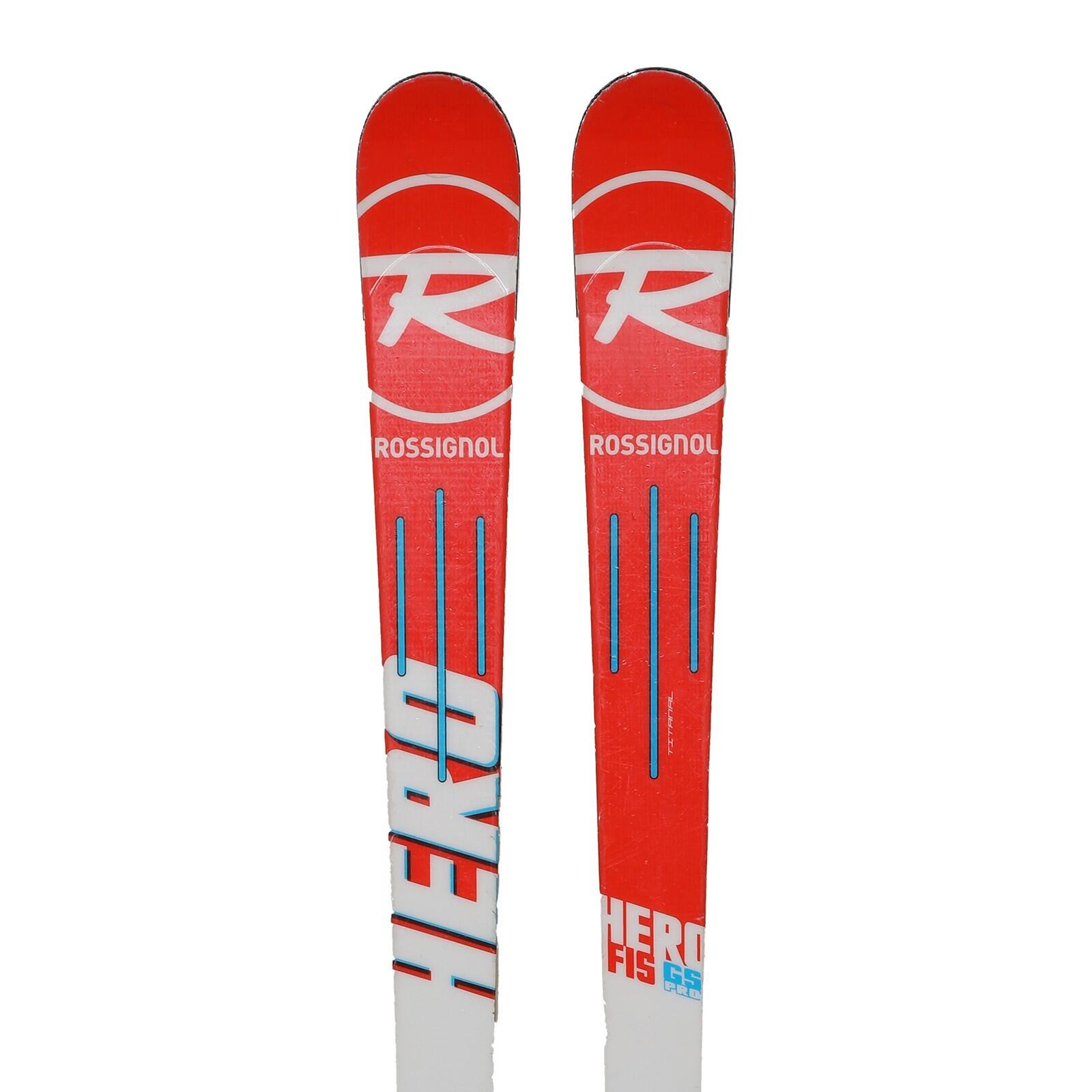RECONDITIONNE - Ski Junior Rossignol Hero Fis Gs Pro + Fixations 5/5