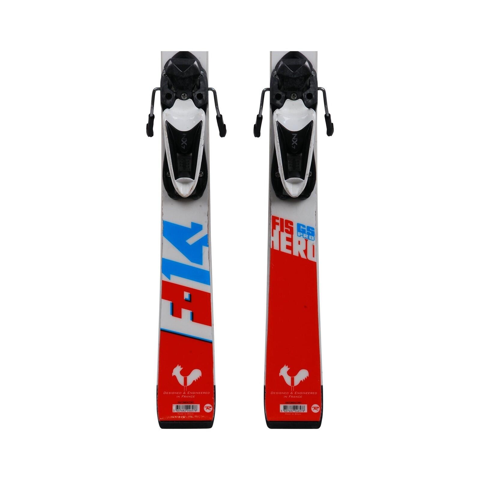 RECONDITIONNE - Ski Junior Rossignol Hero Fis Gs Pro + Fixations 4/5