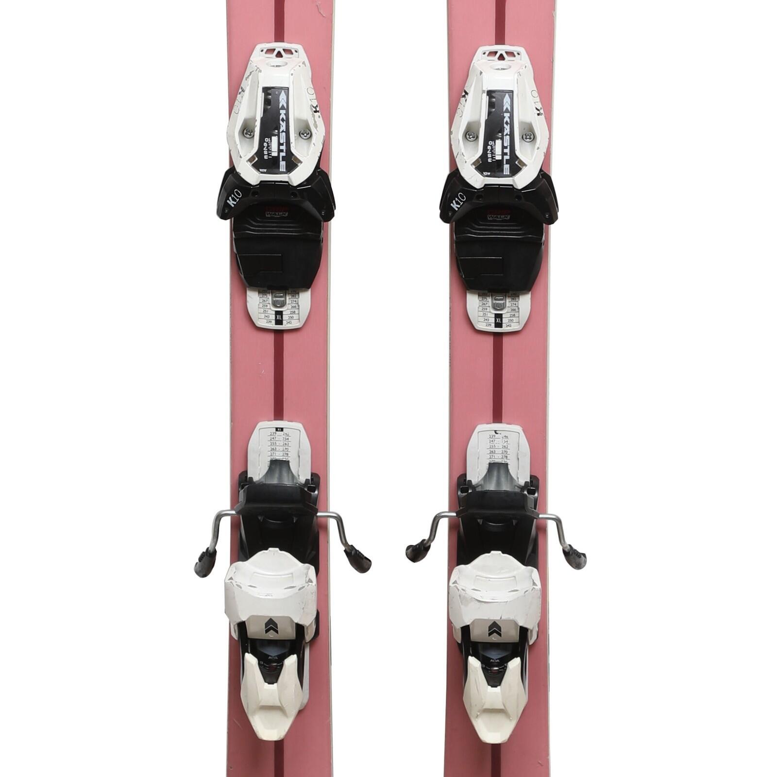 RECONDITIONNE - Ski Kastle Dx 73 + Fixations 3/5