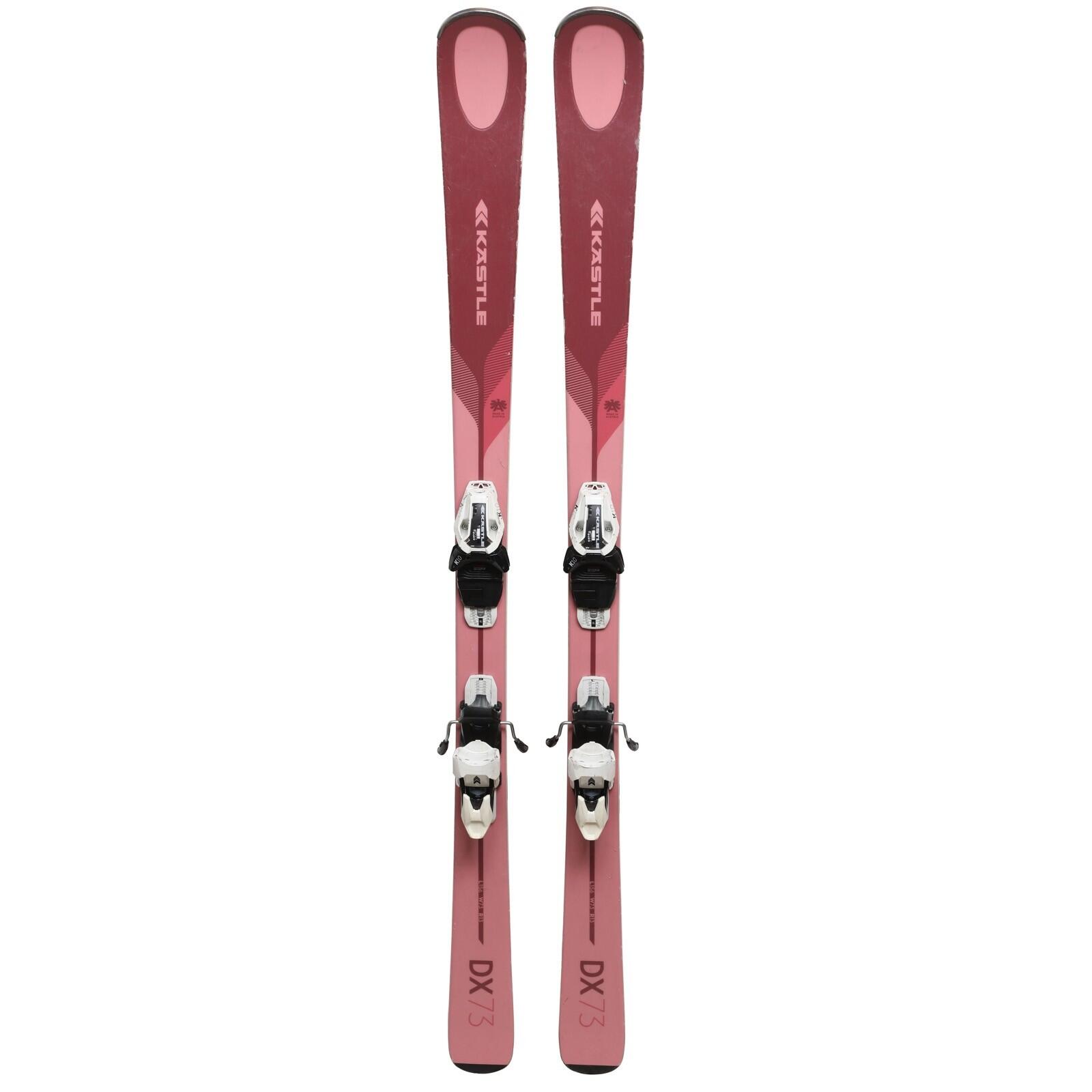 RECONDITIONNE - Ski Kastle Dx 73 + Fixations 2/5