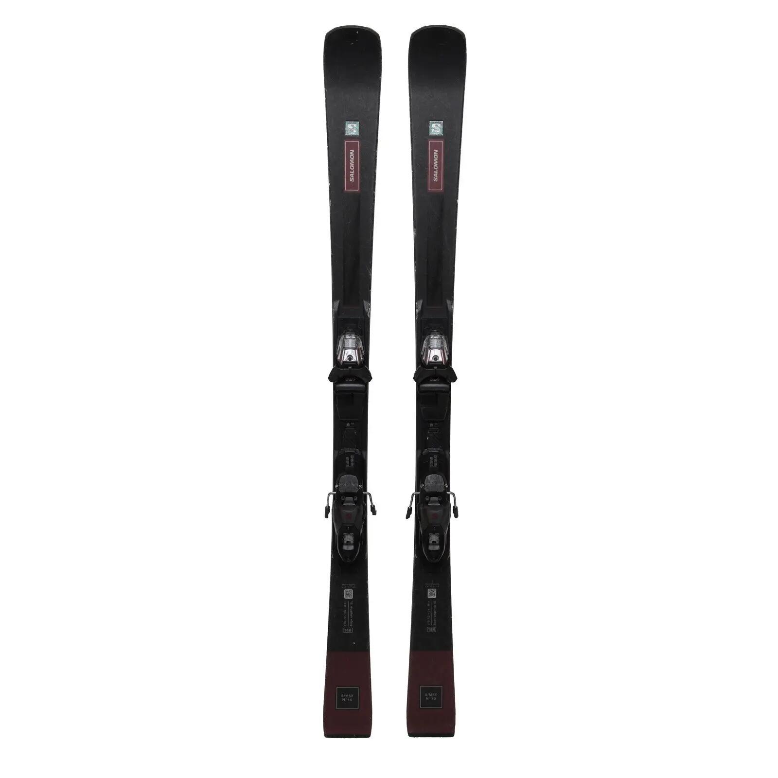 RECONDITIONNE - Ski Salomon S Max N°10 W + Fixations 2/4