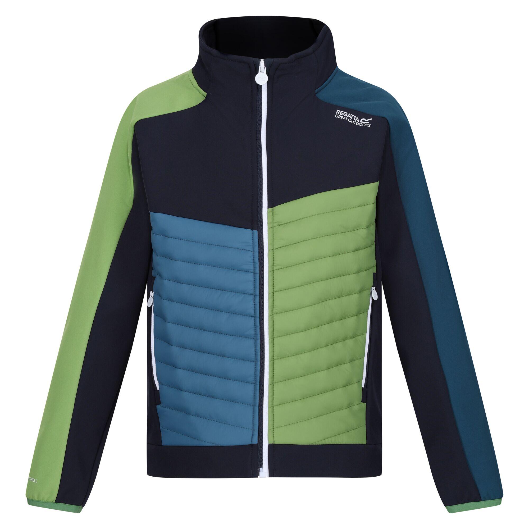 REGATTA Giacca Soft Shell Cerniera Su Intera Lunghezza Bambini Regatta Brynden Blu Navy