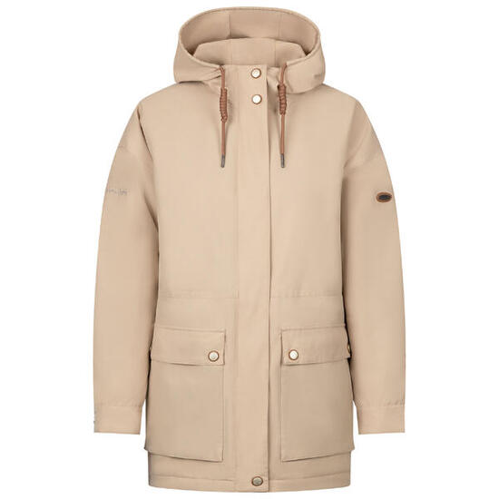 Giacca Impermeabile Donna Trespass Sasser Sabbia Chiara