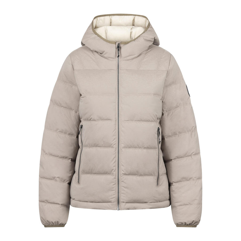 Womens/Ladies Rollins Hooded Jacket (Sand)
