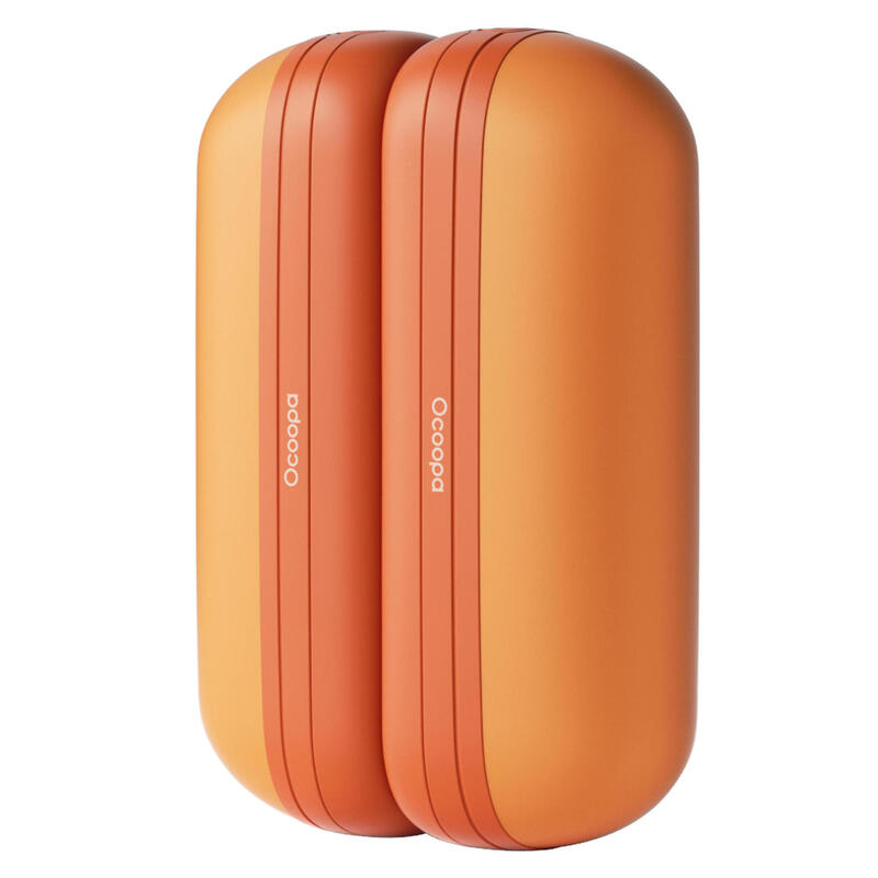 Încălzitor electronic de mâini Ocoopa UT2s mini, 2×6 h, 2×2600 mAh, portocaliu