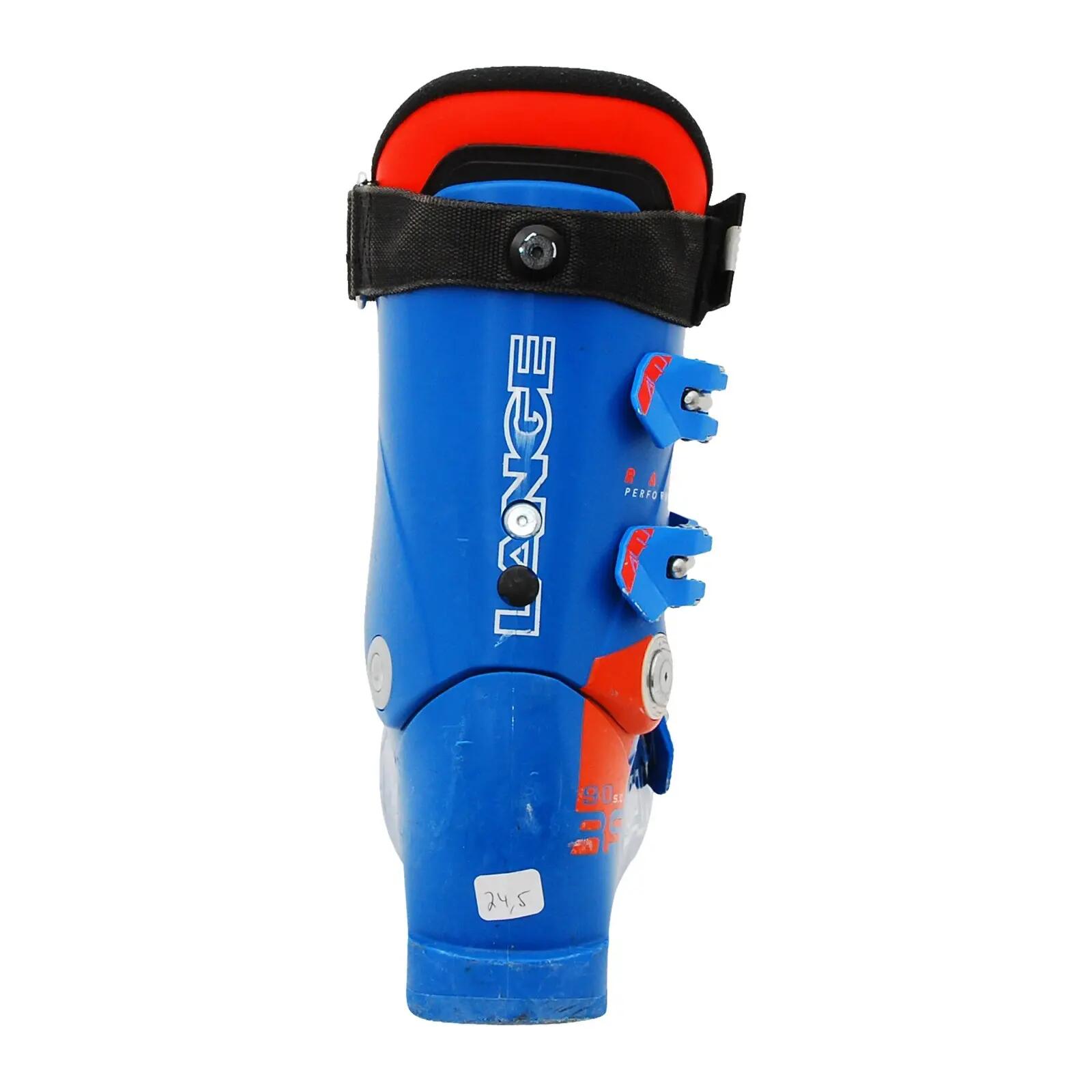 RECONDITIONNE - Chaussure De Ski Junior Lange Rs 90 Sc_4 Crochets + 2/5