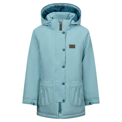 Meisjes roselettie regenjas (licht teal)