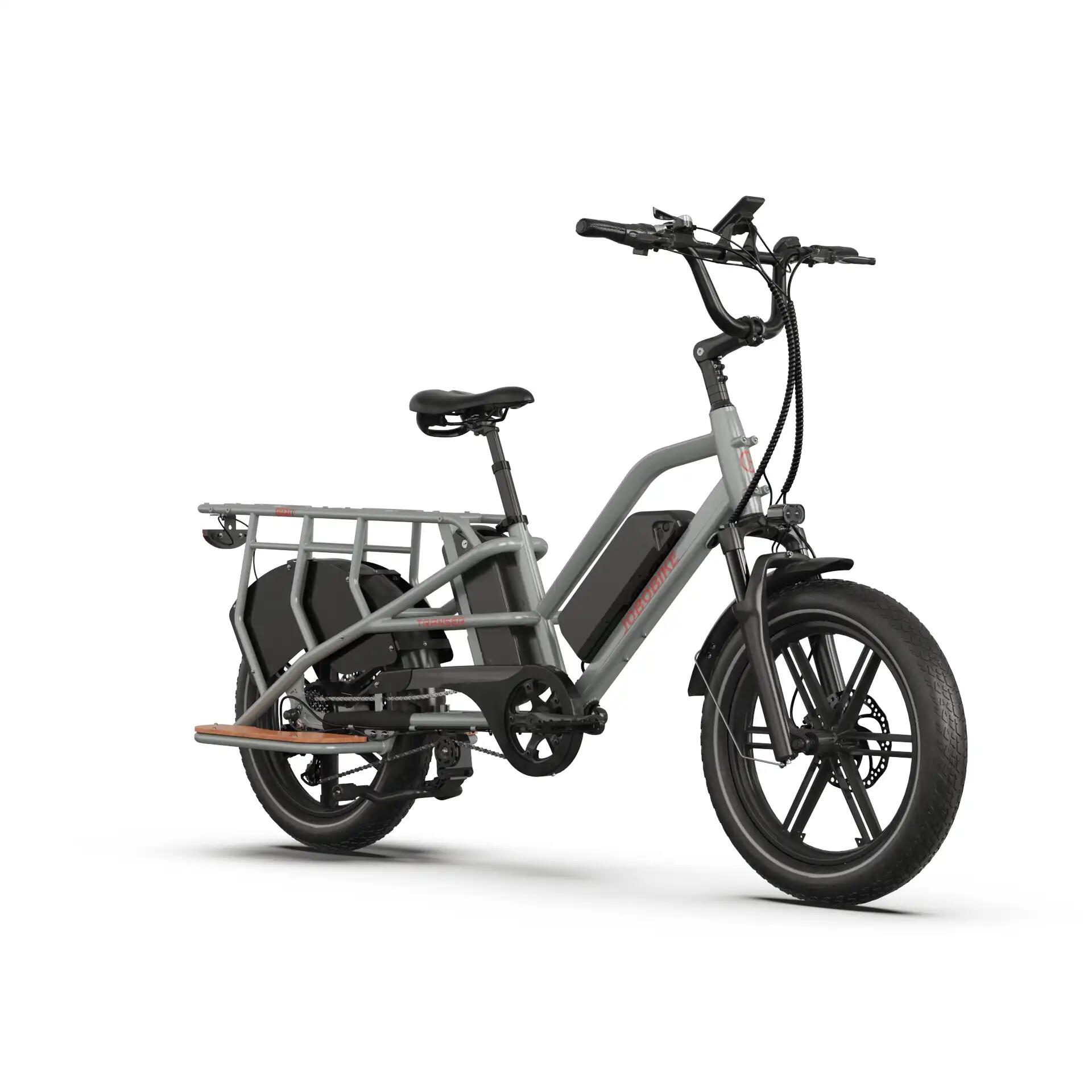 JOBOBIKE Transer Elektryczny rower towarowy dla rodziny z podwójnym akumulatorem