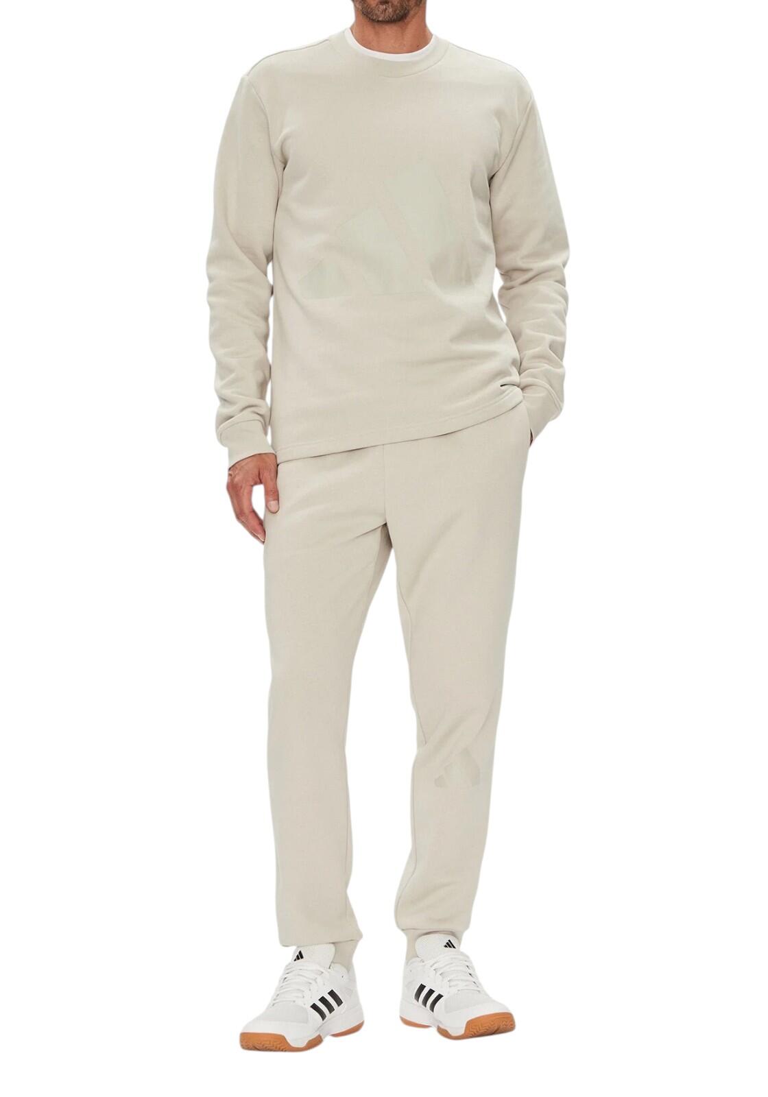 Survêtement Big Logo Fleece Colorblock Beige - JX5572 1/5