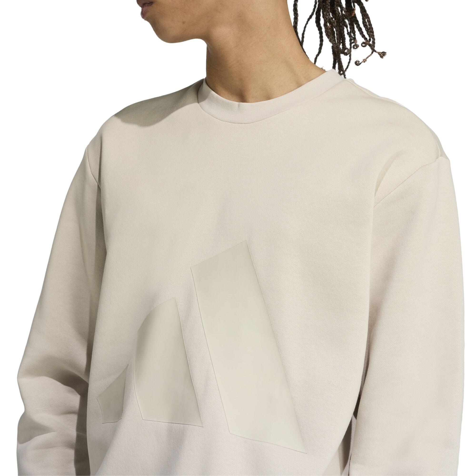 Trainingsanzug Big Logo Fleece Colorblock Beige - JX5572 3/5