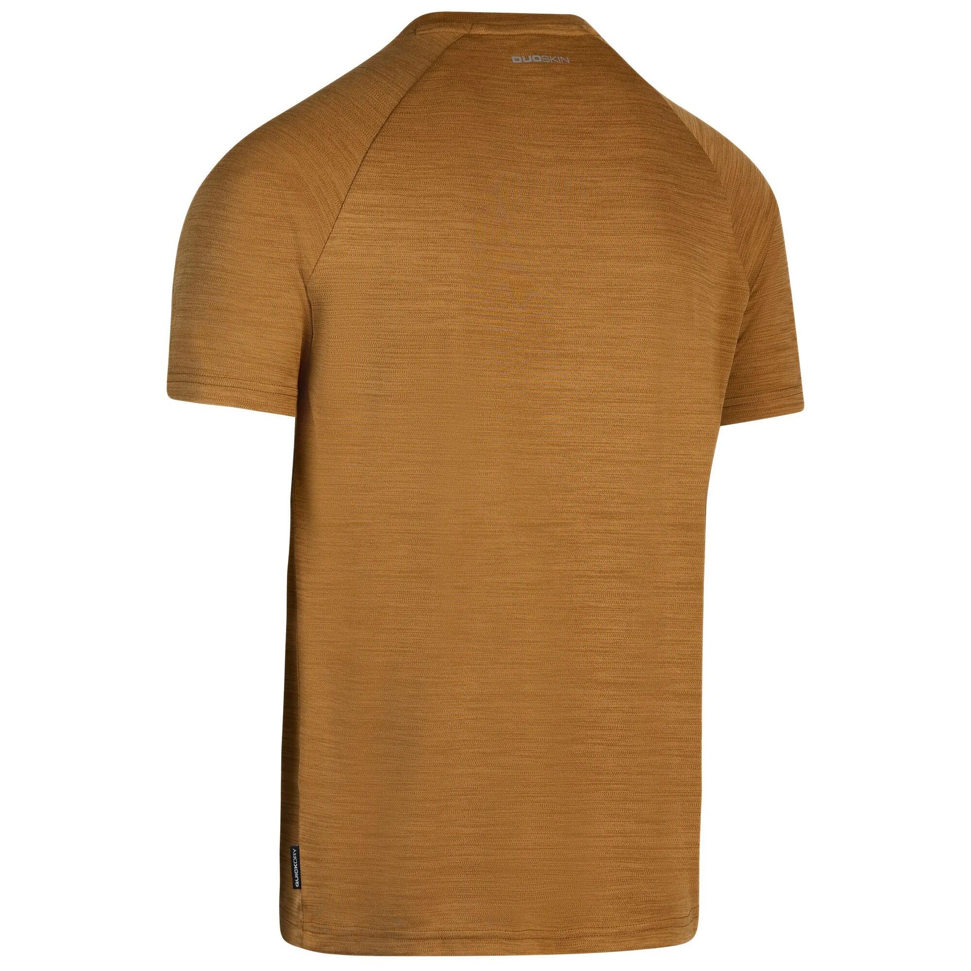 "Leecana" TShirt für Herren Ingwerfarben meliert 2/3
