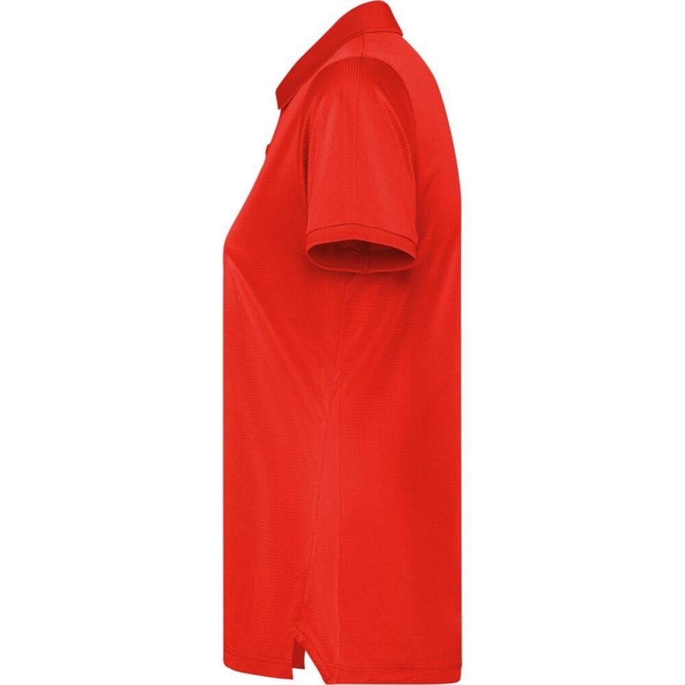 Polo Manches Courtes TORMO Femme (Rouge) 3/4