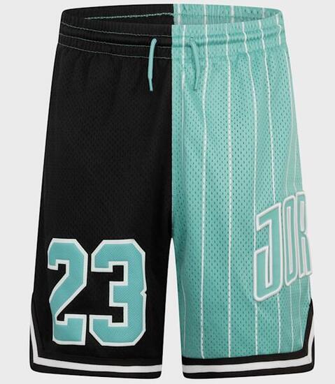 Pantaloncino ragazzo jordan play off game - celeste/nero