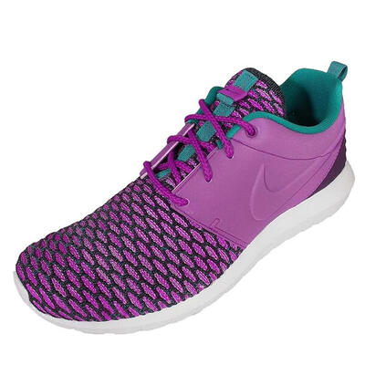Zapatillas Deportivas de Flyknit Roshe Nm para Hombre Violeta, Verde