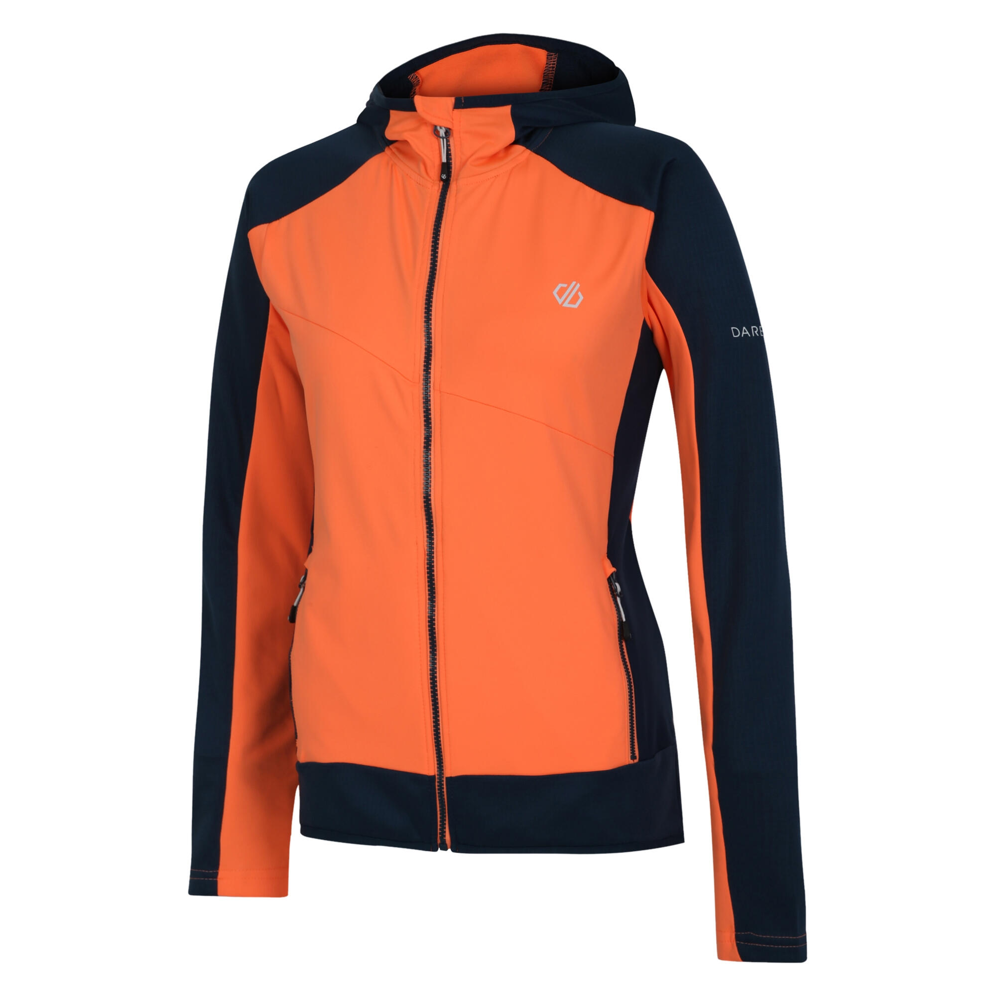 Womens/Ladies Traversing Core Stretch Midlayer (Live Wire/Moonlight Denim) 3/4