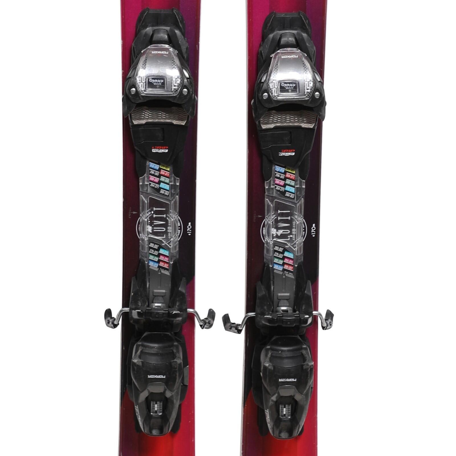RECONDITIONNE - Ski K2 Alluvit 88 Ti + Fixations 3/4
