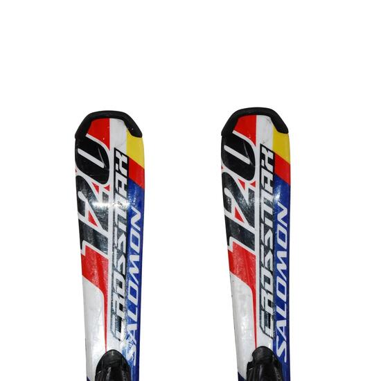 RECONDITIONNE - Mini Ski Salomon Crossmax 120 + Fixations