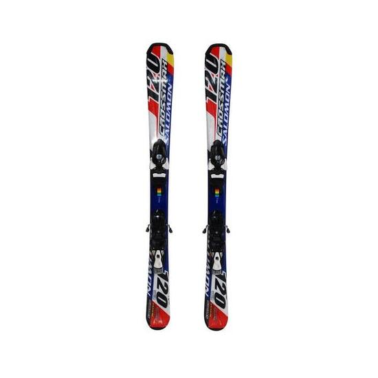 RECONDITIONNE - Mini Ski Salomon Crossmax 120 + Fixations