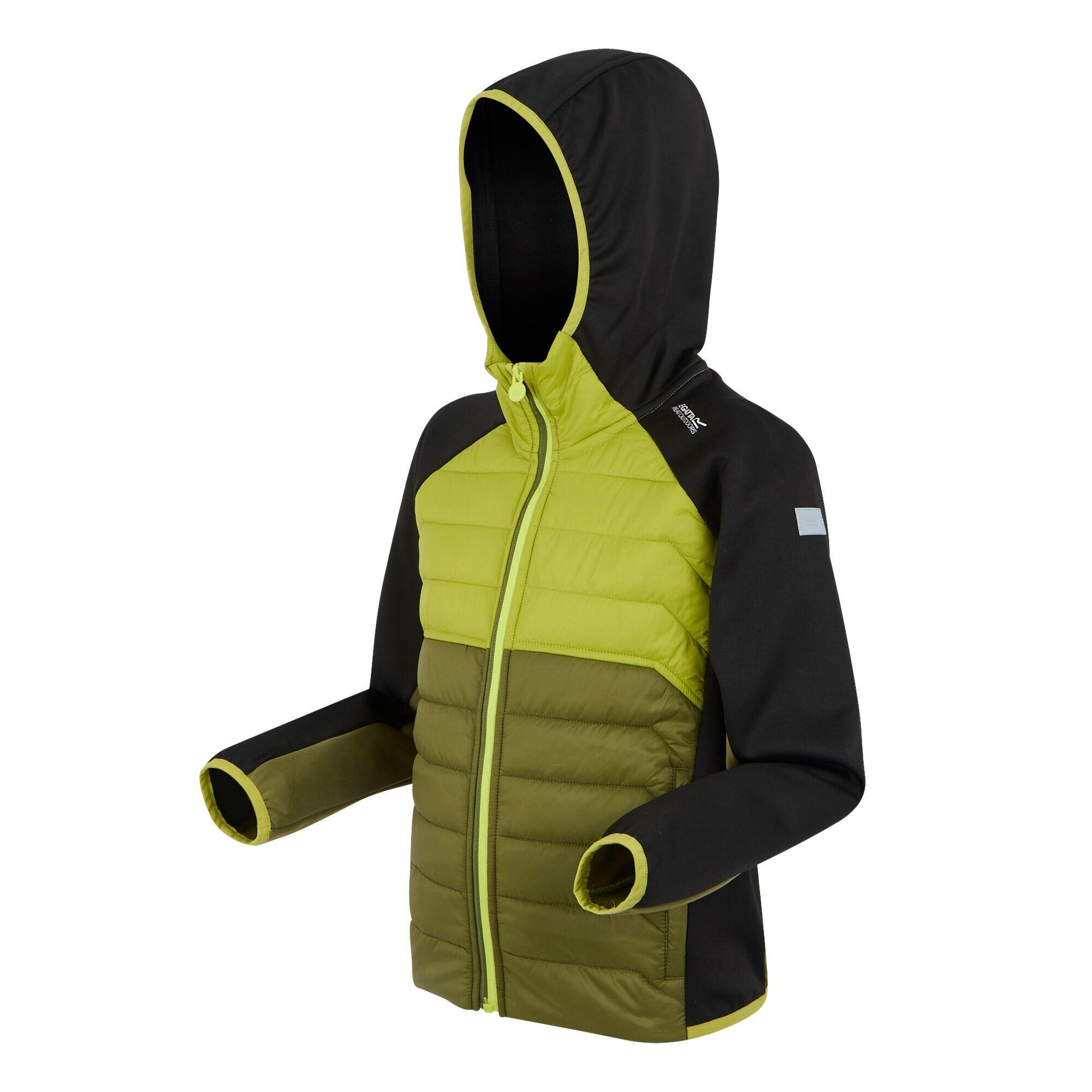 "Kielder IX" Hybridjacke für Kinder Nephrit Grün/Grenoble Grün/Schwarz 3/5
