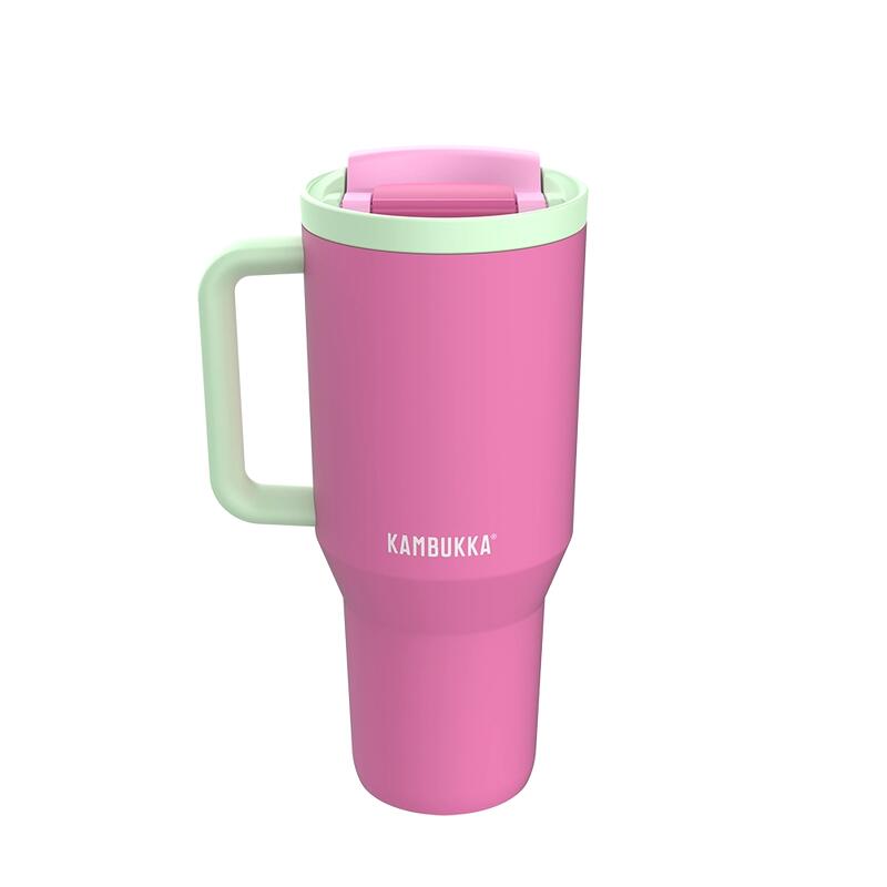 Set termohrnků se slámkou 2×950 ml RIO Icy Drinks