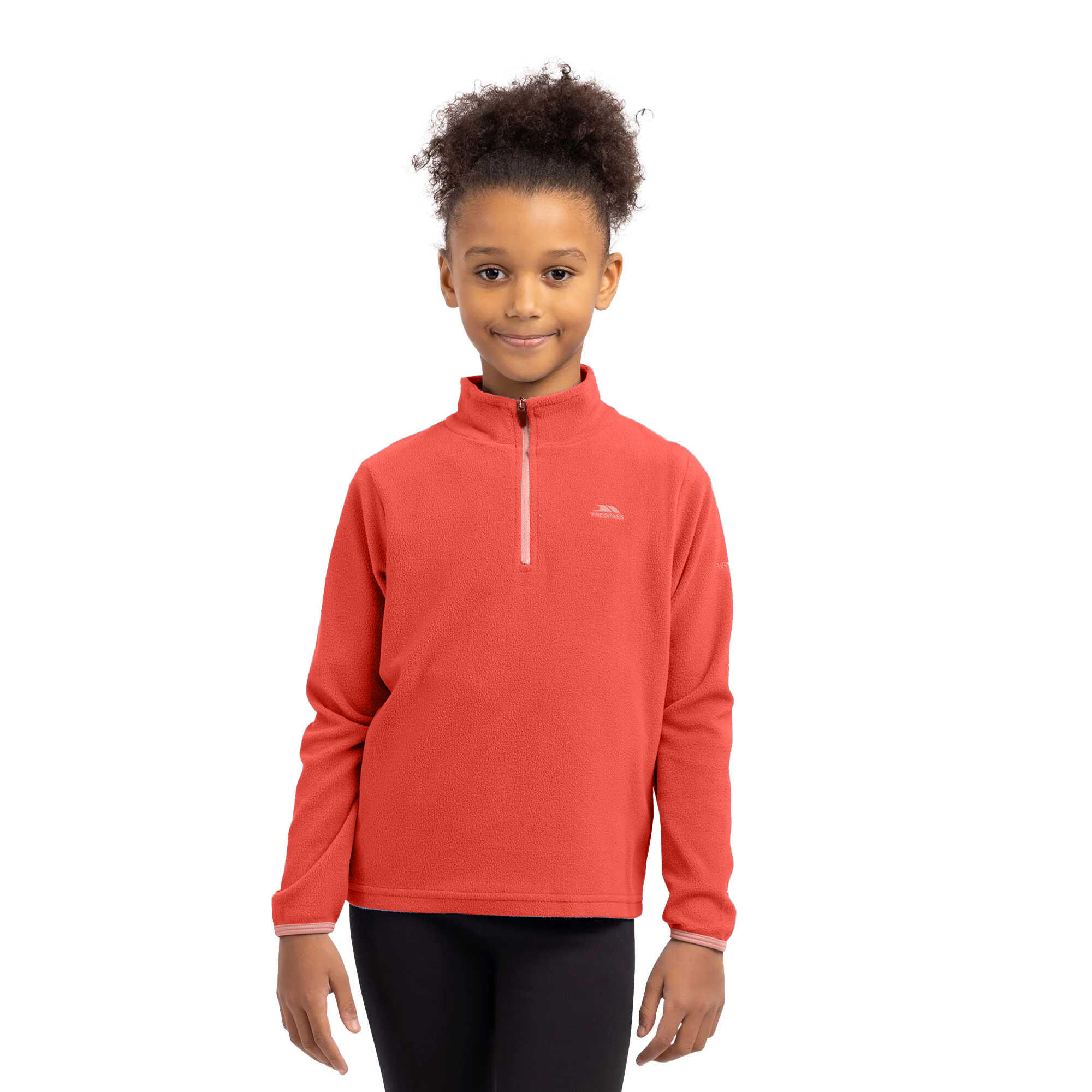 Childrens/Girls Sybil Micro Fleece (Soft Orange) 3/4