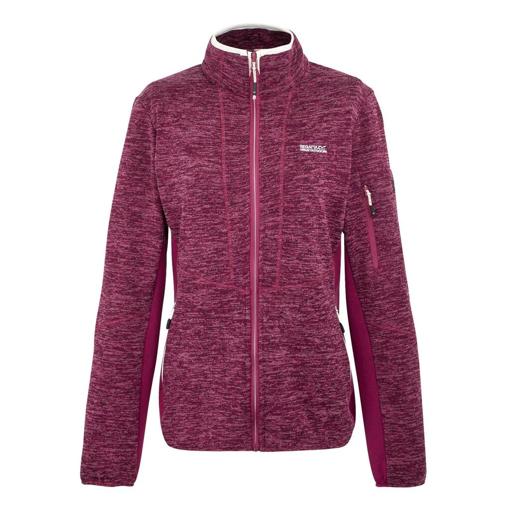 Womens/Ladies Ralina Fleece Jacket (Beaujolais/Light Vanilla)