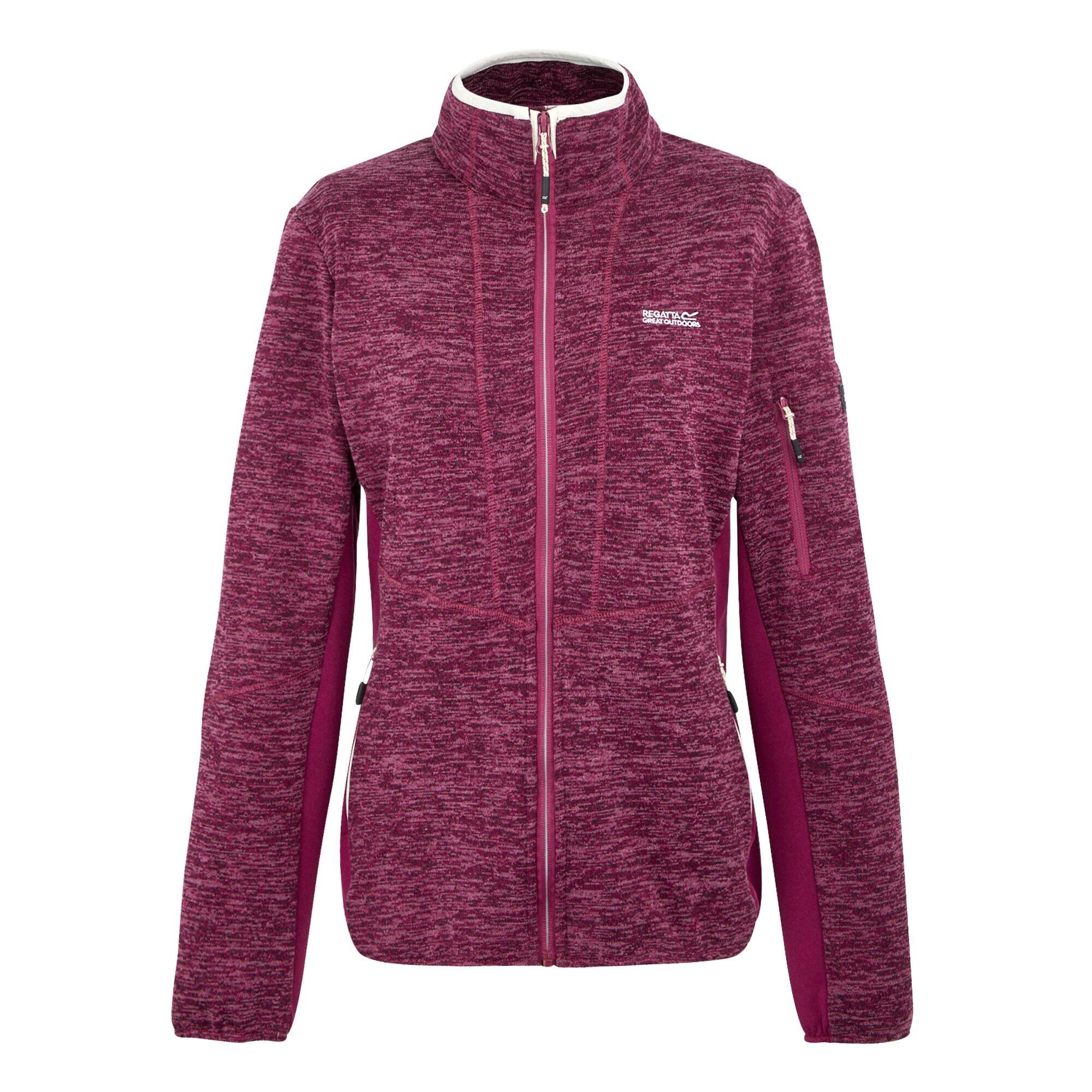 Regatta - Veste Polaire Ralina Femme (bordeaux / Vanille Clair) - Sweat-shirt - Noir - Decathlon