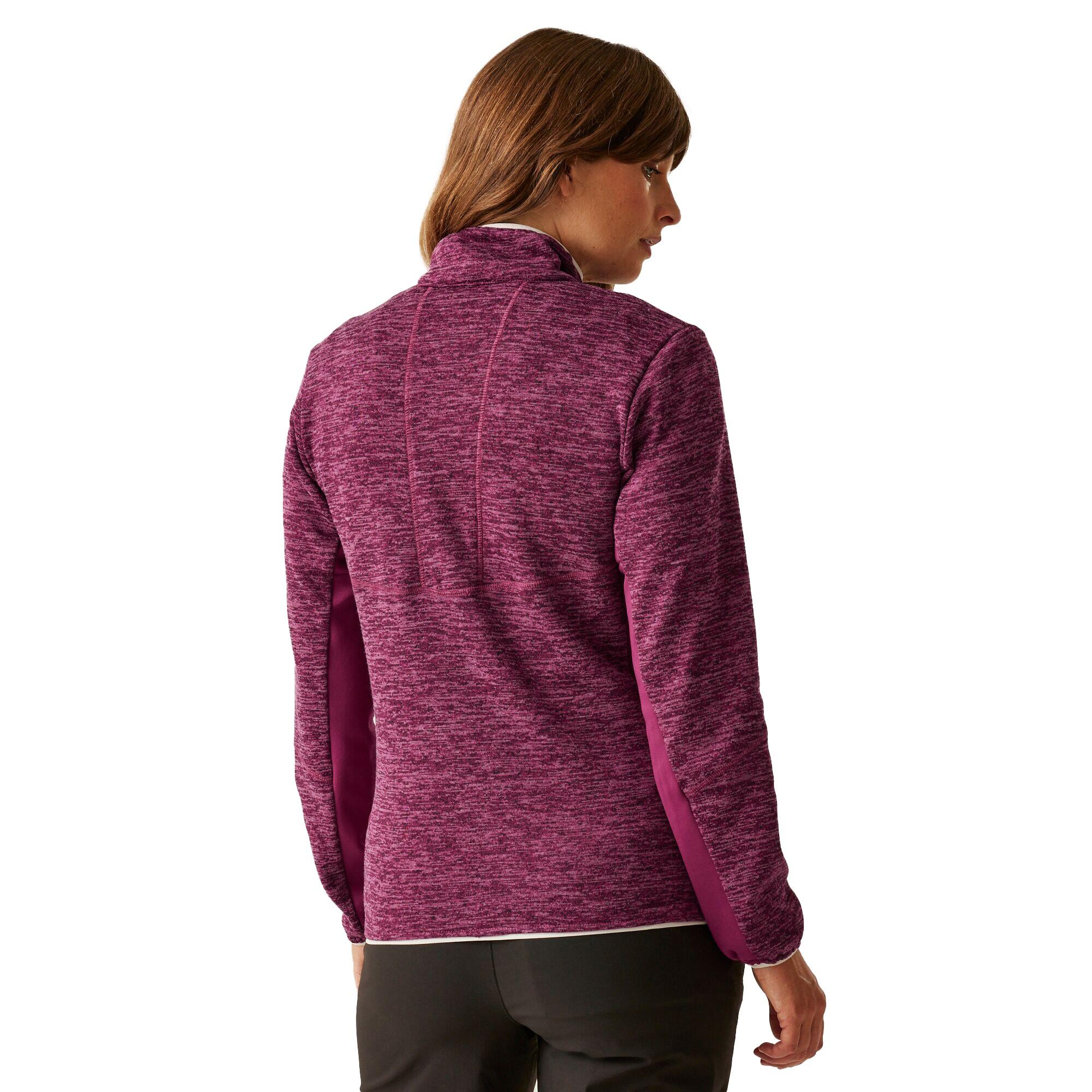 Veste Polaire RALINA Femme (Bordeaux / Vanille Clair) 4/5