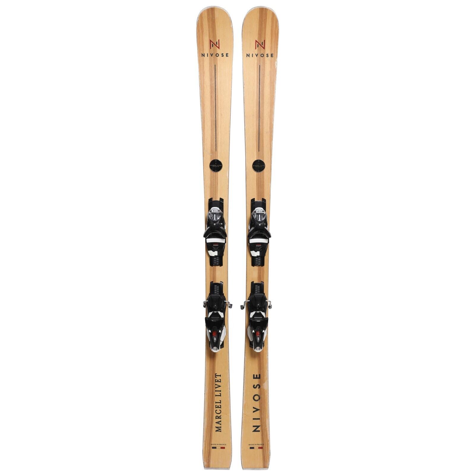 RECONDITIONNE - Ski Marcel Livet Nivose 84 + Fixations 2/4