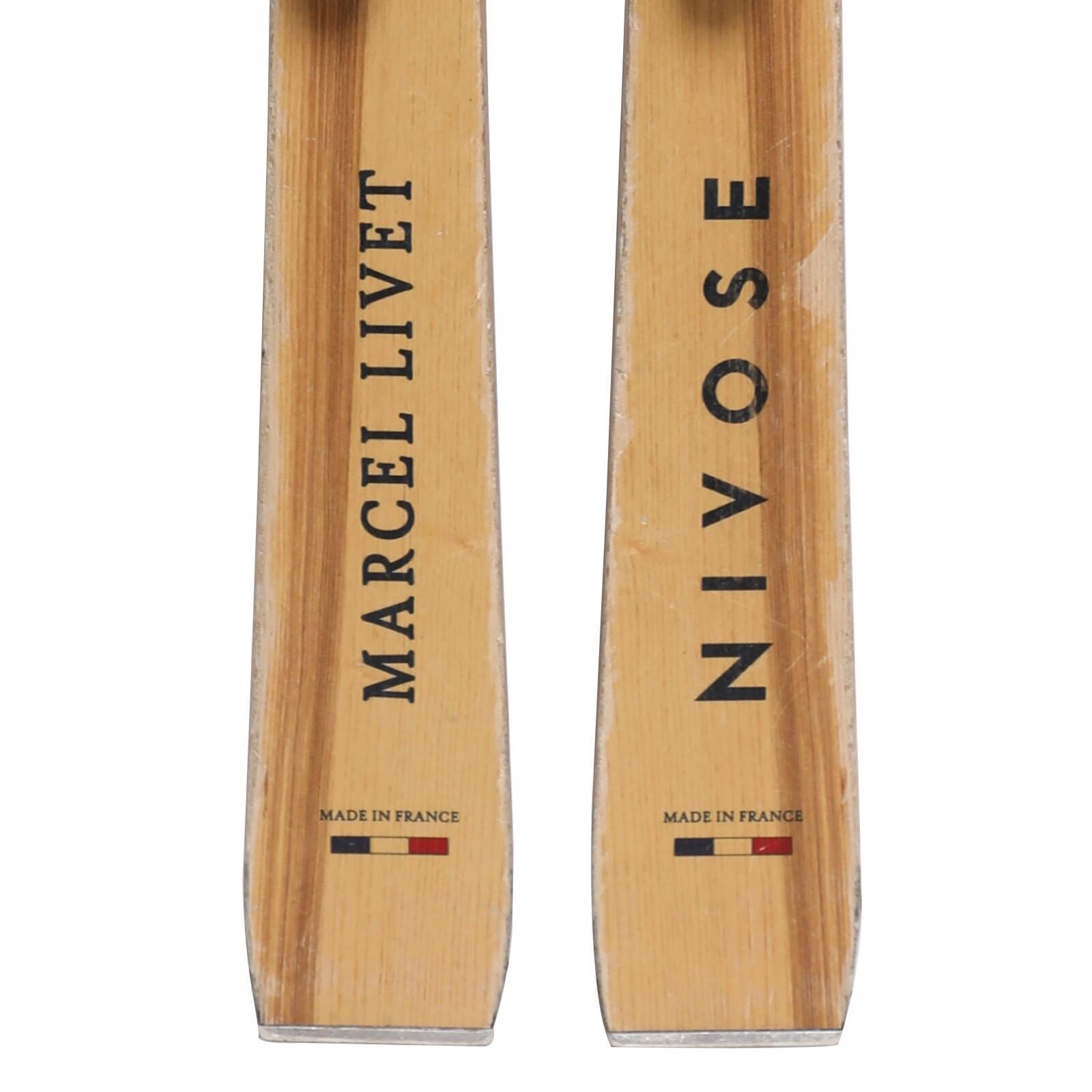 RECONDITIONNE - Ski Marcel Livet Nivose 84 + Fixations 4/4