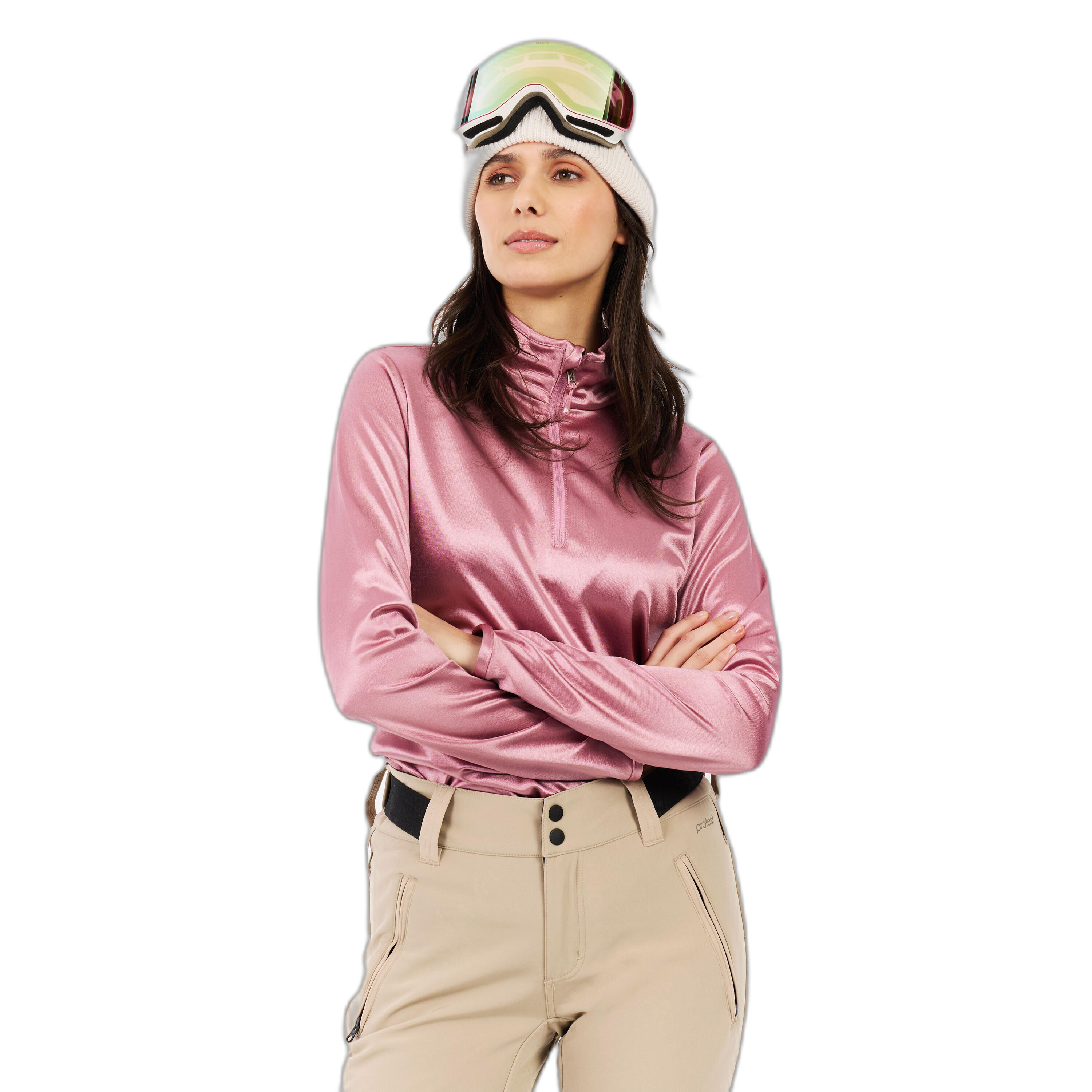 Polaire 1/4 zip femme Protest Laga 2/7