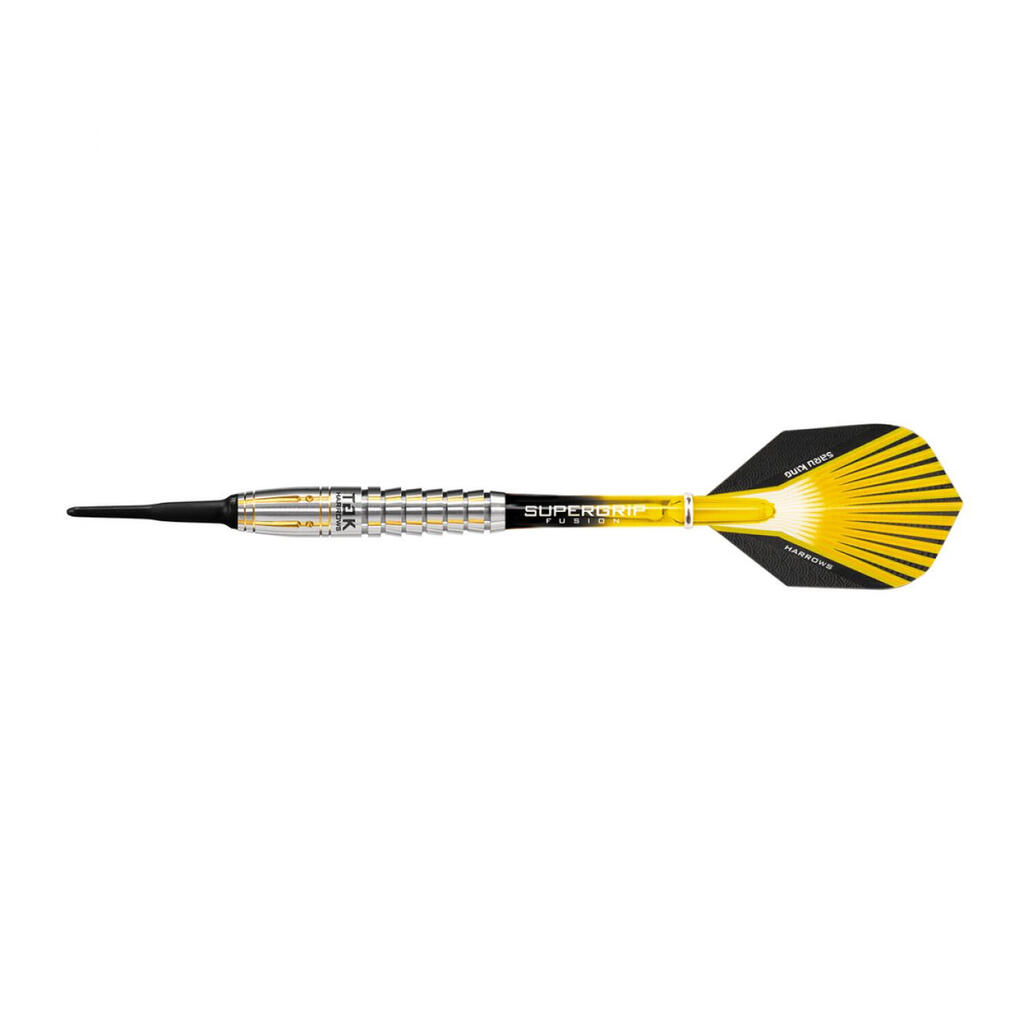 Saru King Soft Tip Darts (Golden/Grey/Silver)