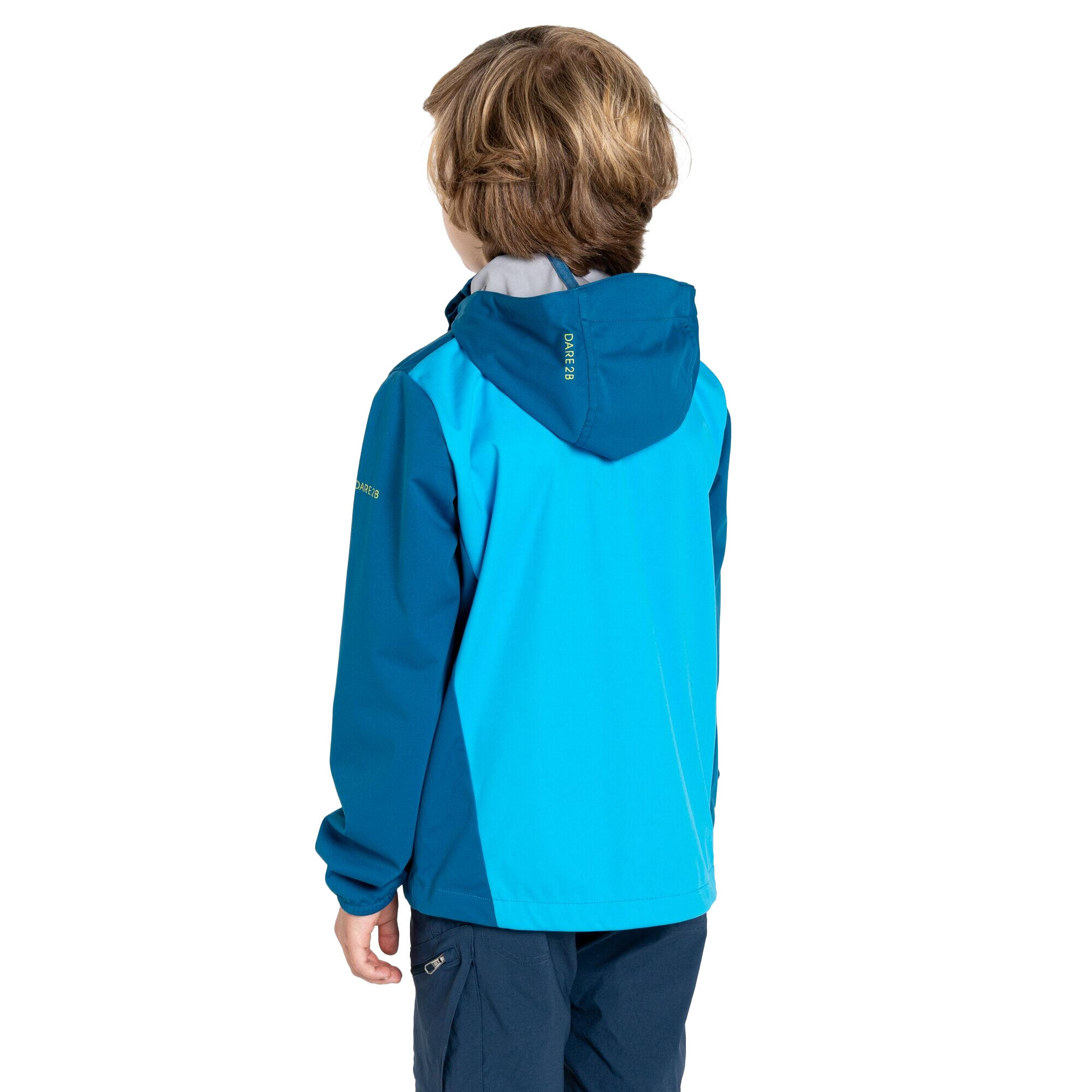Giacca Soft Shell Bambini Dare 2B Explore Zaffiro Blu Vacanza Di Primavera 2/5