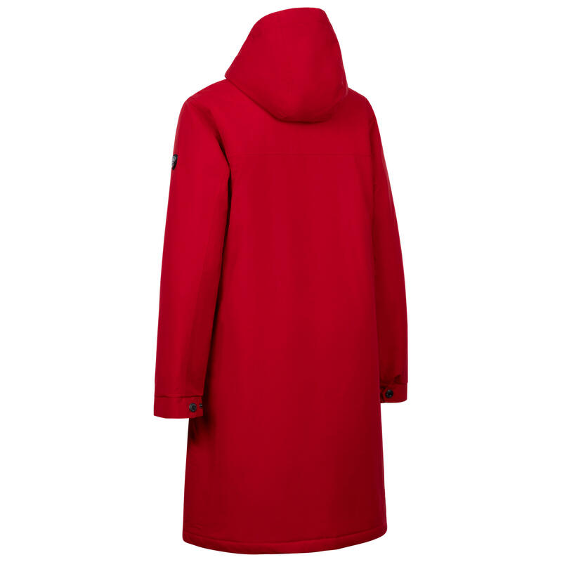 Manteau Imperméable Femme Trespass Celebrity - Parka Longue à Capuche Avec Doublure Polaire, Fermeture Éclair
