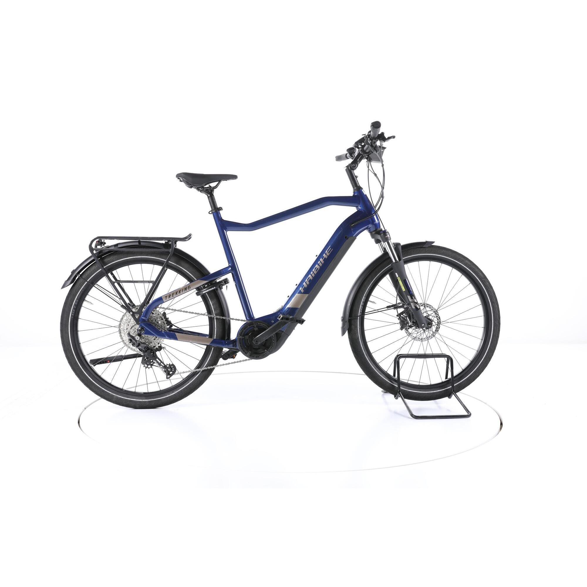 Haibike - Reconditionné - Haibike Trekking 7 Trekking Vélo Électrique - Très Bon - Vélo De Voyage - Bleu - 60 - Decathlon