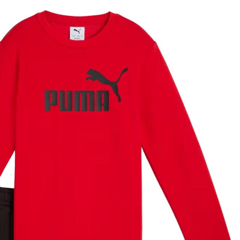 Sweat Puma Ess No.1 Logo Crew Sweat Suit Fl B Copii